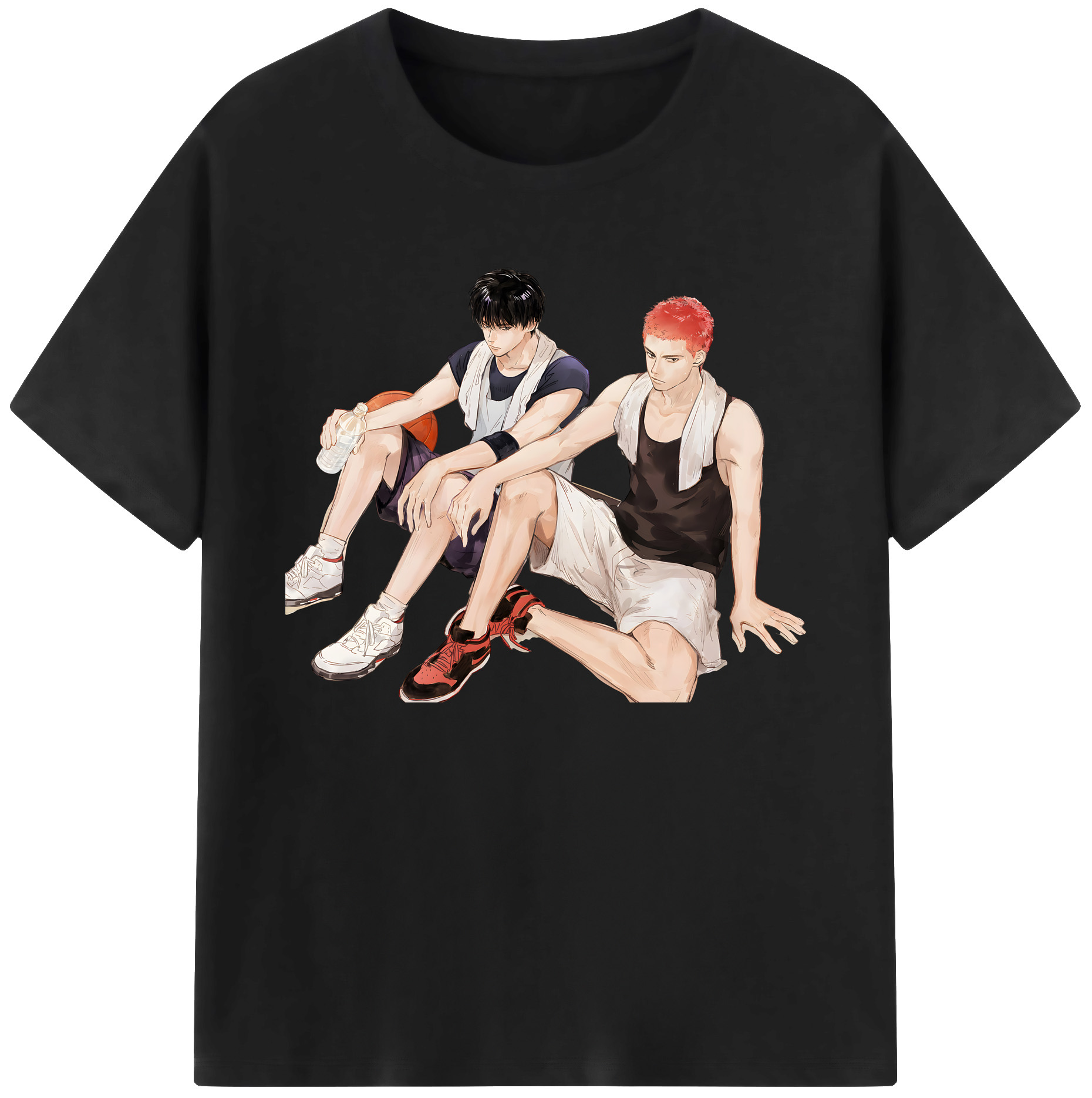 （画像用） SLAM DUNK／スラムダンク 綿100％ メンズ半袖Tシャツ｜肌触りやわらか＆通気性