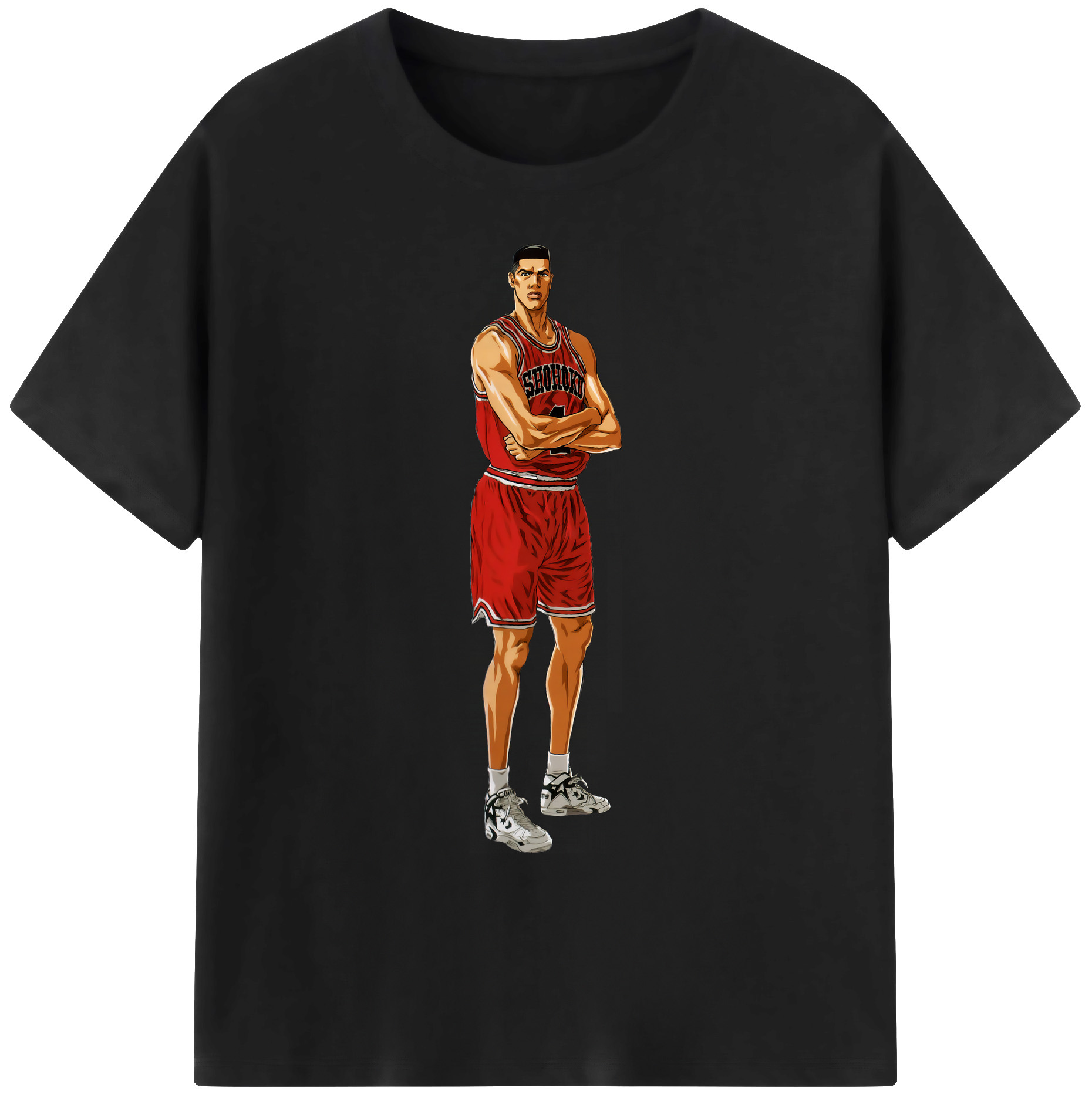 （画像用） SLAM DUNK／スラムダンク 綿100％ メンズ半袖Tシャツ｜肌触りやわらか＆通気性