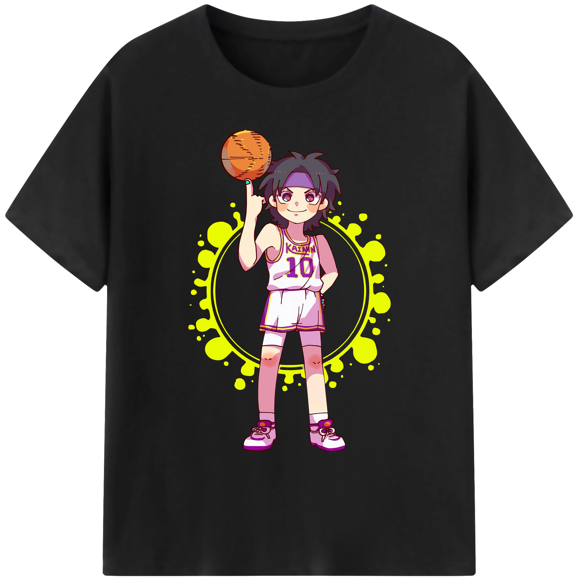 （画像用） SLAM DUNK／スラムダンク 綿100％ メンズ半袖Tシャツ｜肌触りやわらか＆通気性