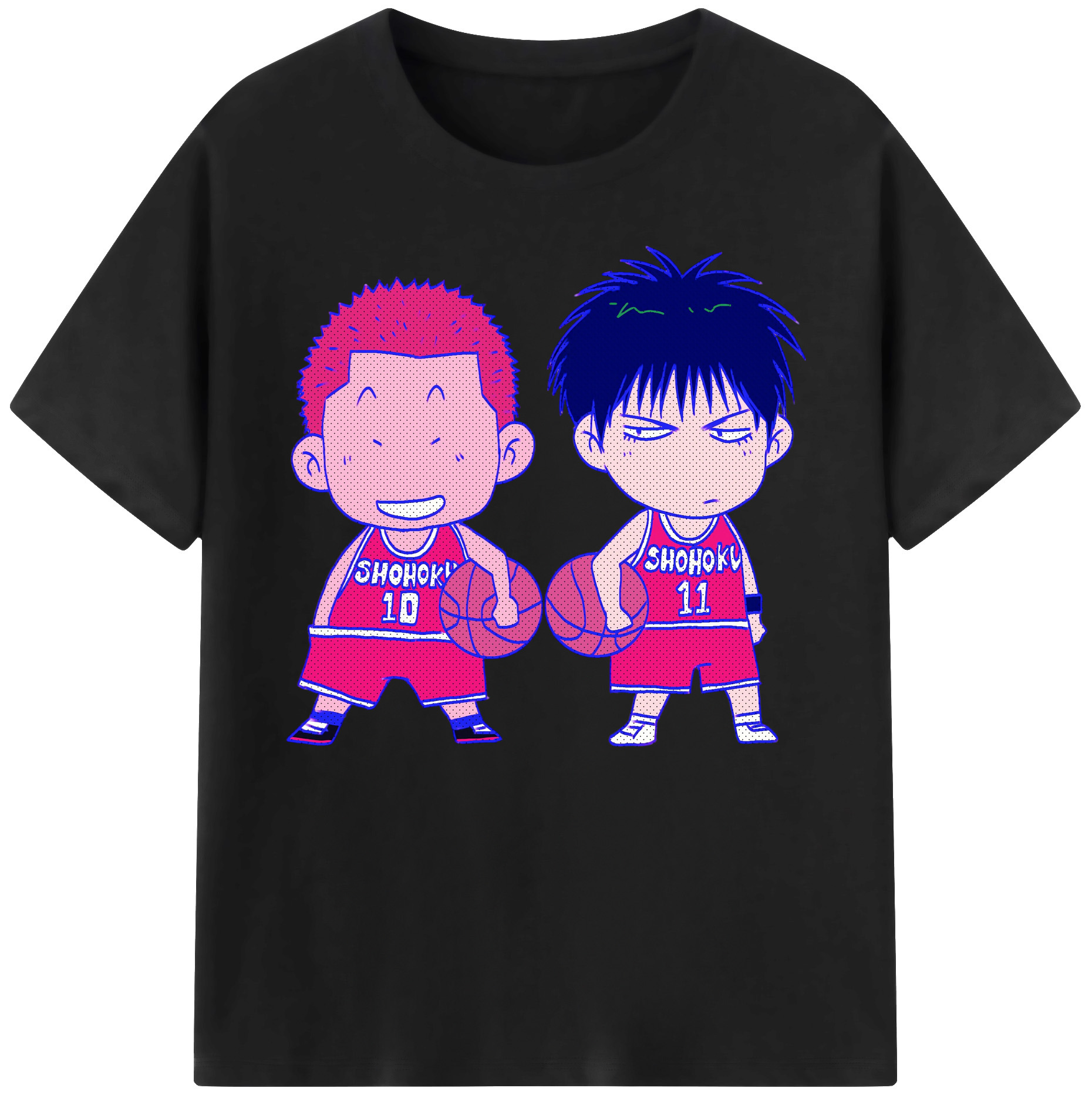 （画像用） SLAM DUNK／スラムダンク 綿100％ メンズ半袖Tシャツ｜肌触りやわらか＆通気性