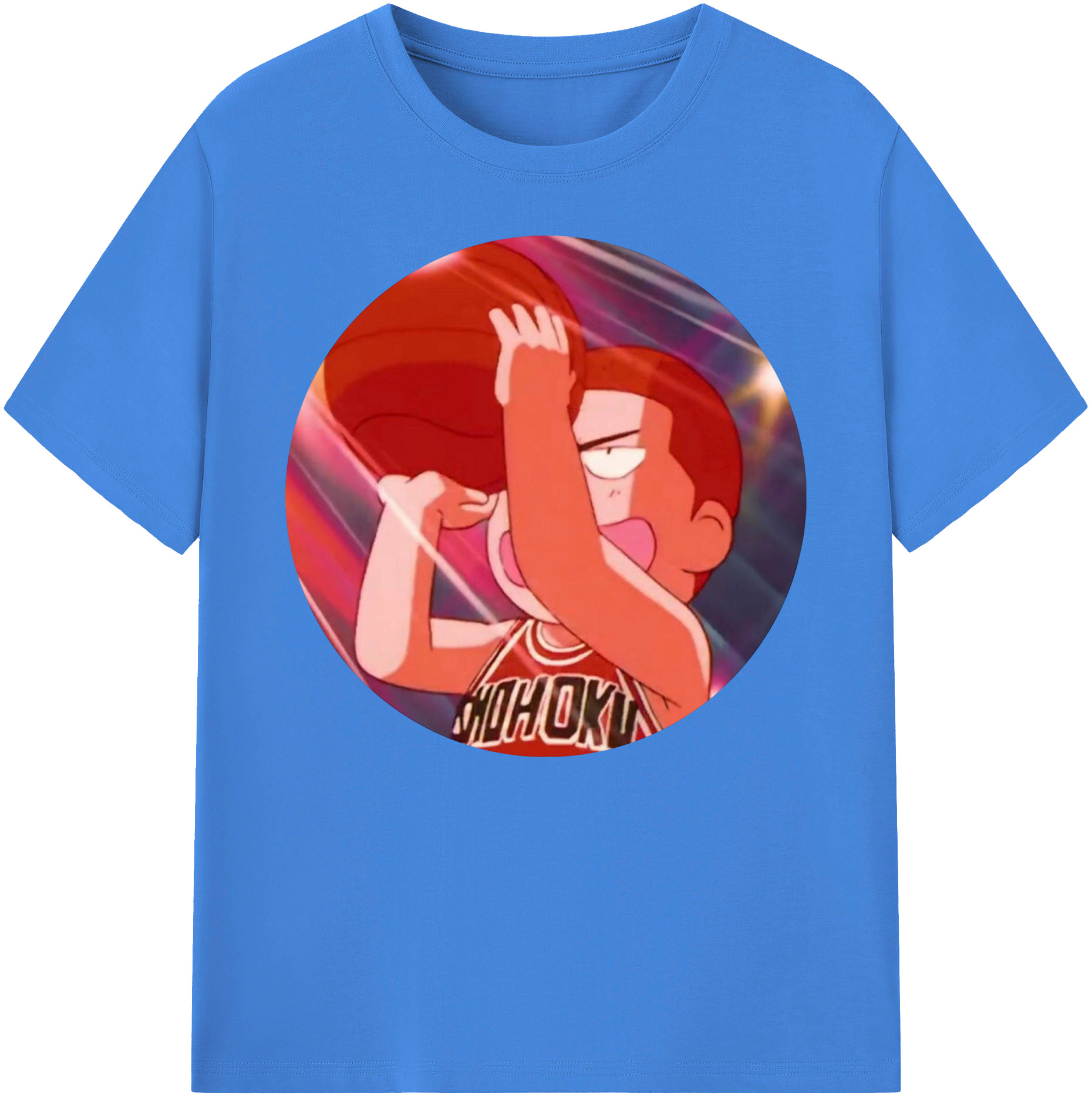 （画像用） SLAM DUNK／スラムダンク 綿100％ メンズ半袖Tシャツ｜肌触りやわらか＆通気性
