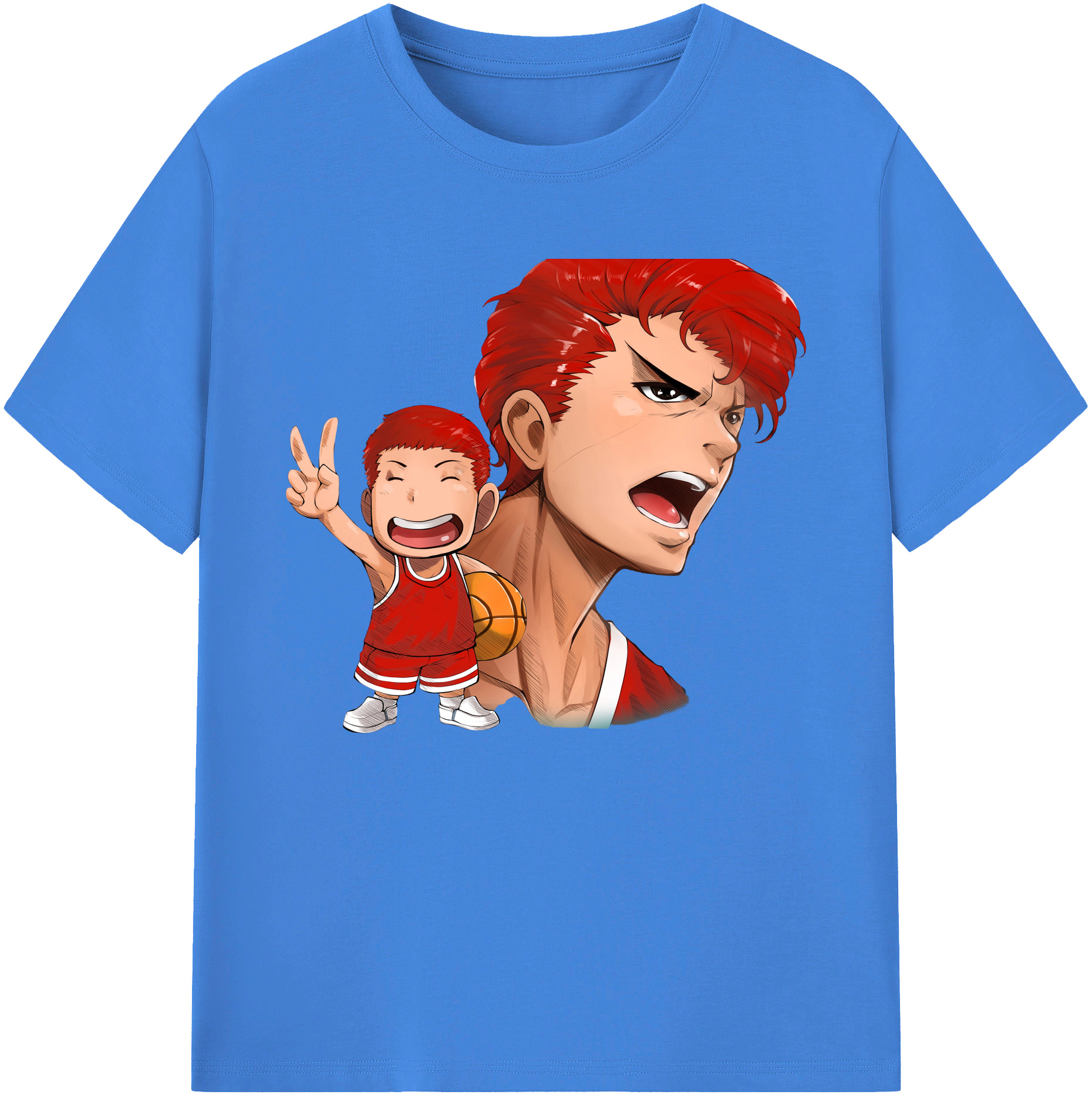 （画像用） SLAM DUNK／スラムダンク 綿100％ メンズ半袖Tシャツ｜肌触りやわらか＆通気性