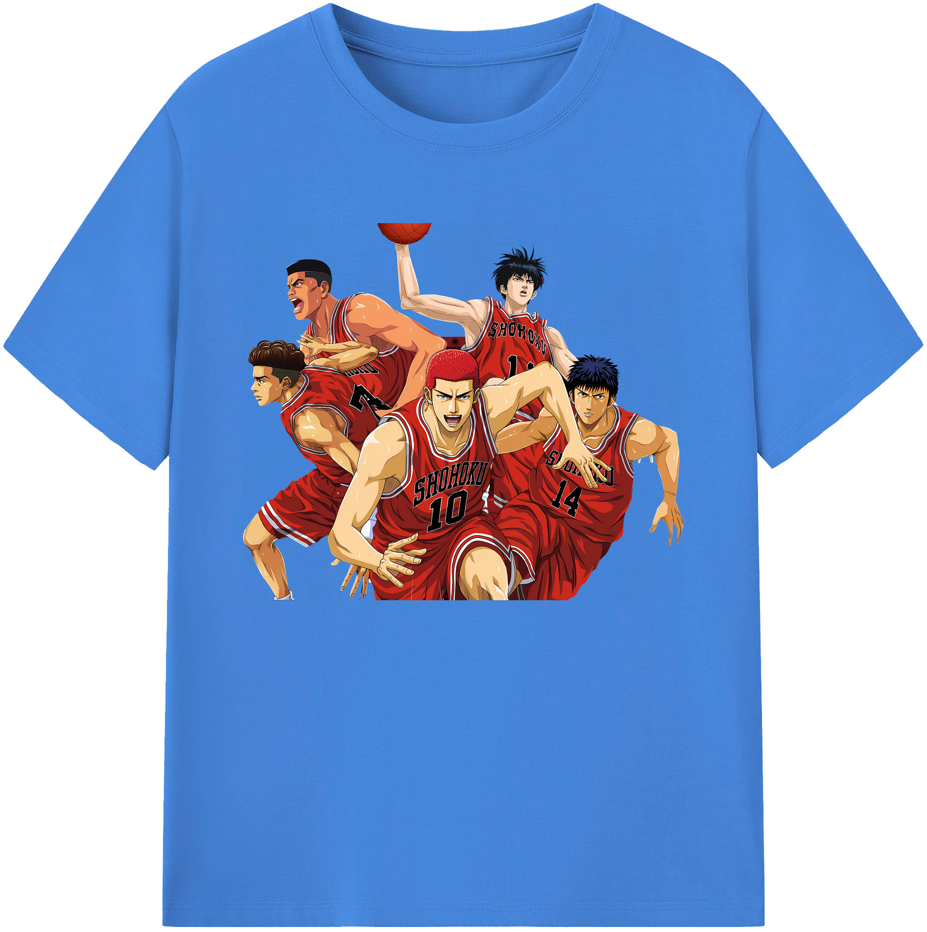（画像用） SLAM DUNK／スラムダンク 綿100％ メンズ半袖Tシャツ｜肌触りやわらか＆通気性