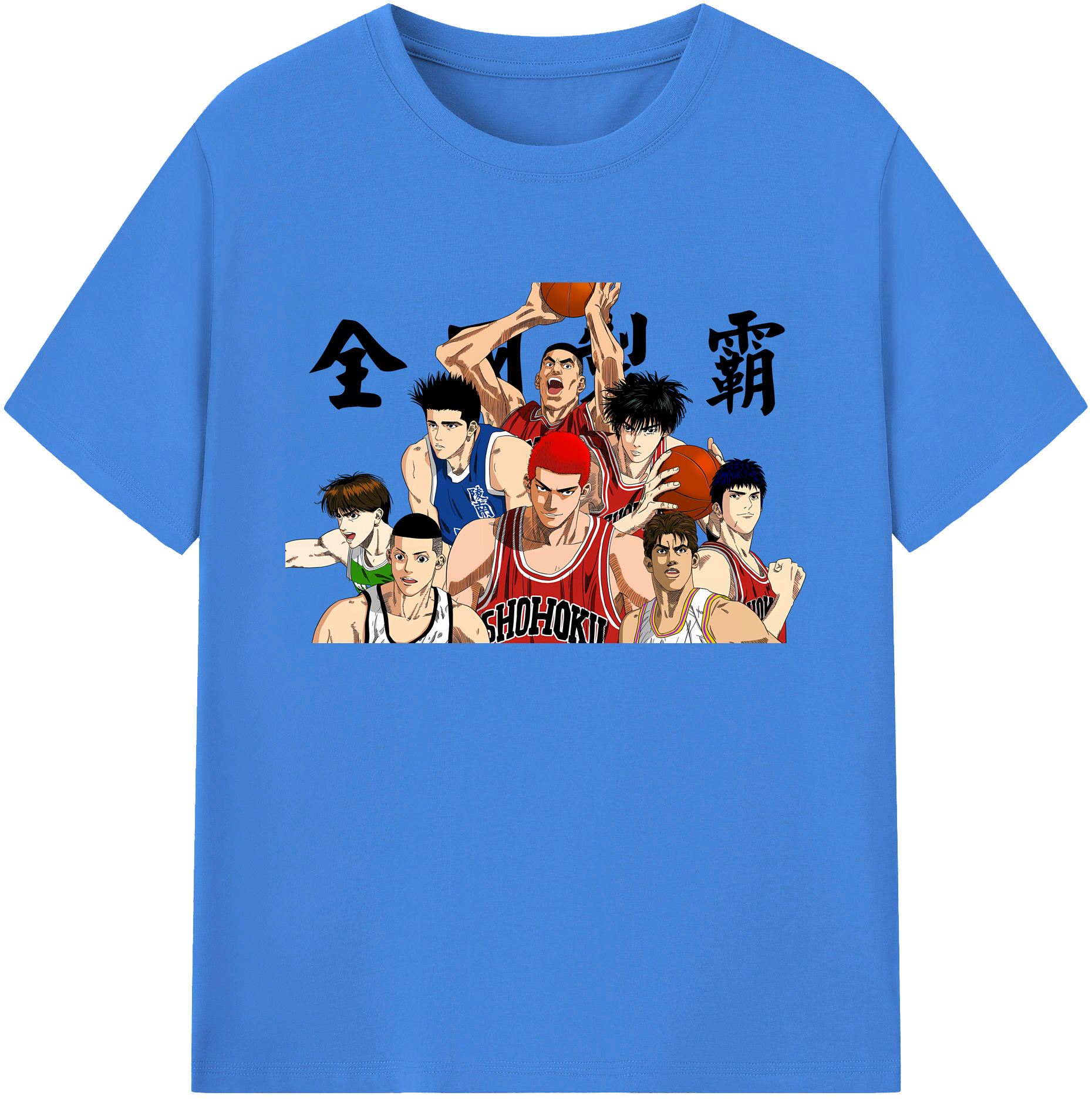 （画像用） SLAM DUNK／スラムダンク 綿100％ メンズ半袖Tシャツ｜肌触りやわらか＆通気性