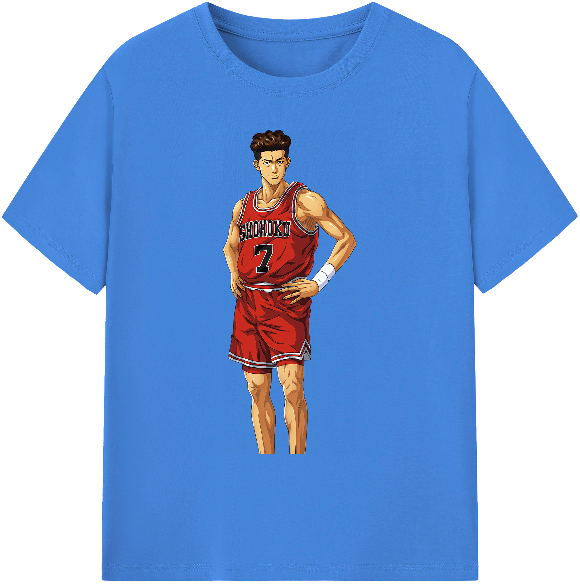 （画像用） SLAM DUNK／スラムダンク 綿100％ メンズ半袖Tシャツ｜肌触りやわらか＆通気性