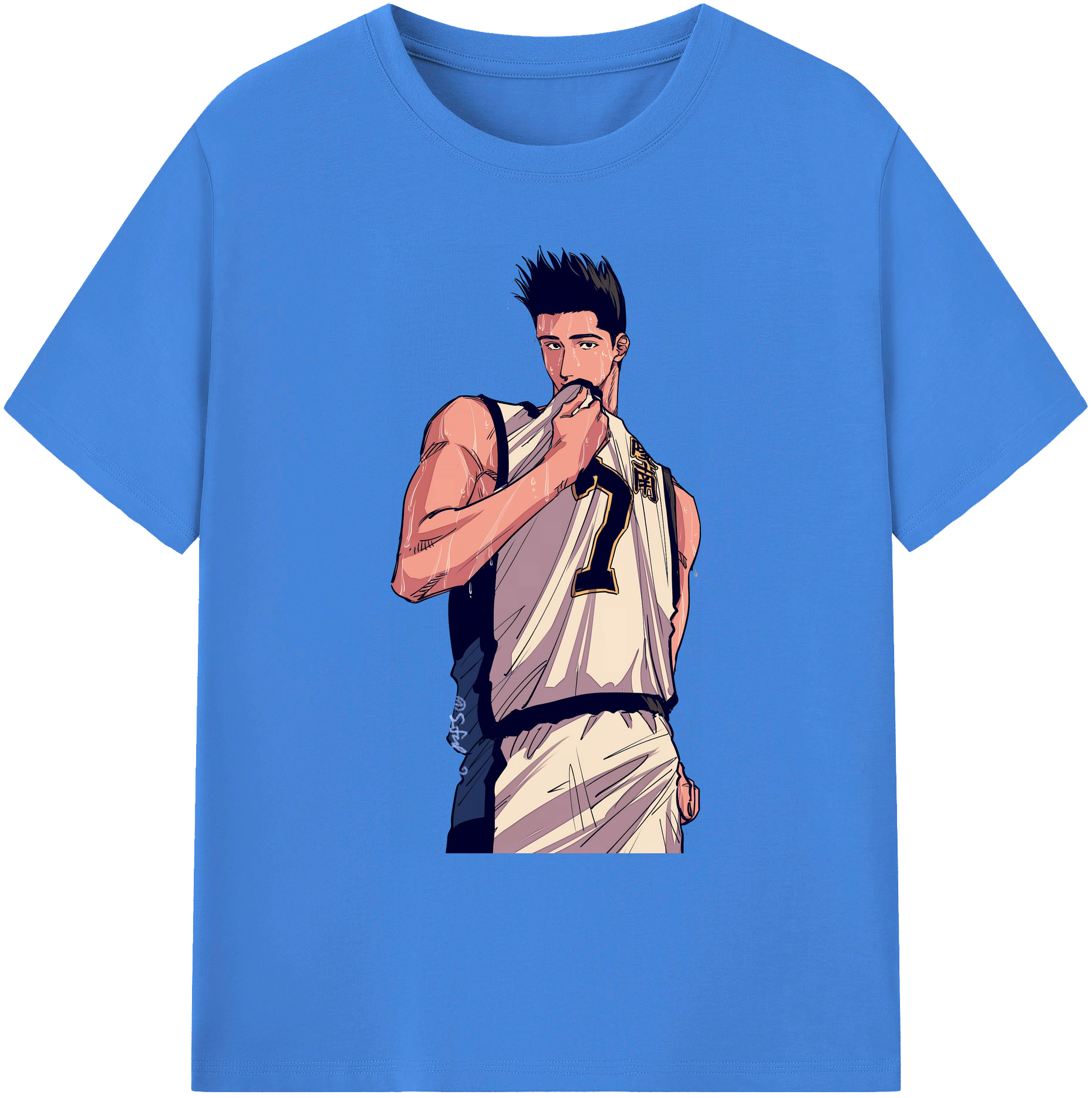 （画像用） SLAM DUNK／スラムダンク 綿100％ メンズ半袖Tシャツ｜肌触りやわらか＆通気性