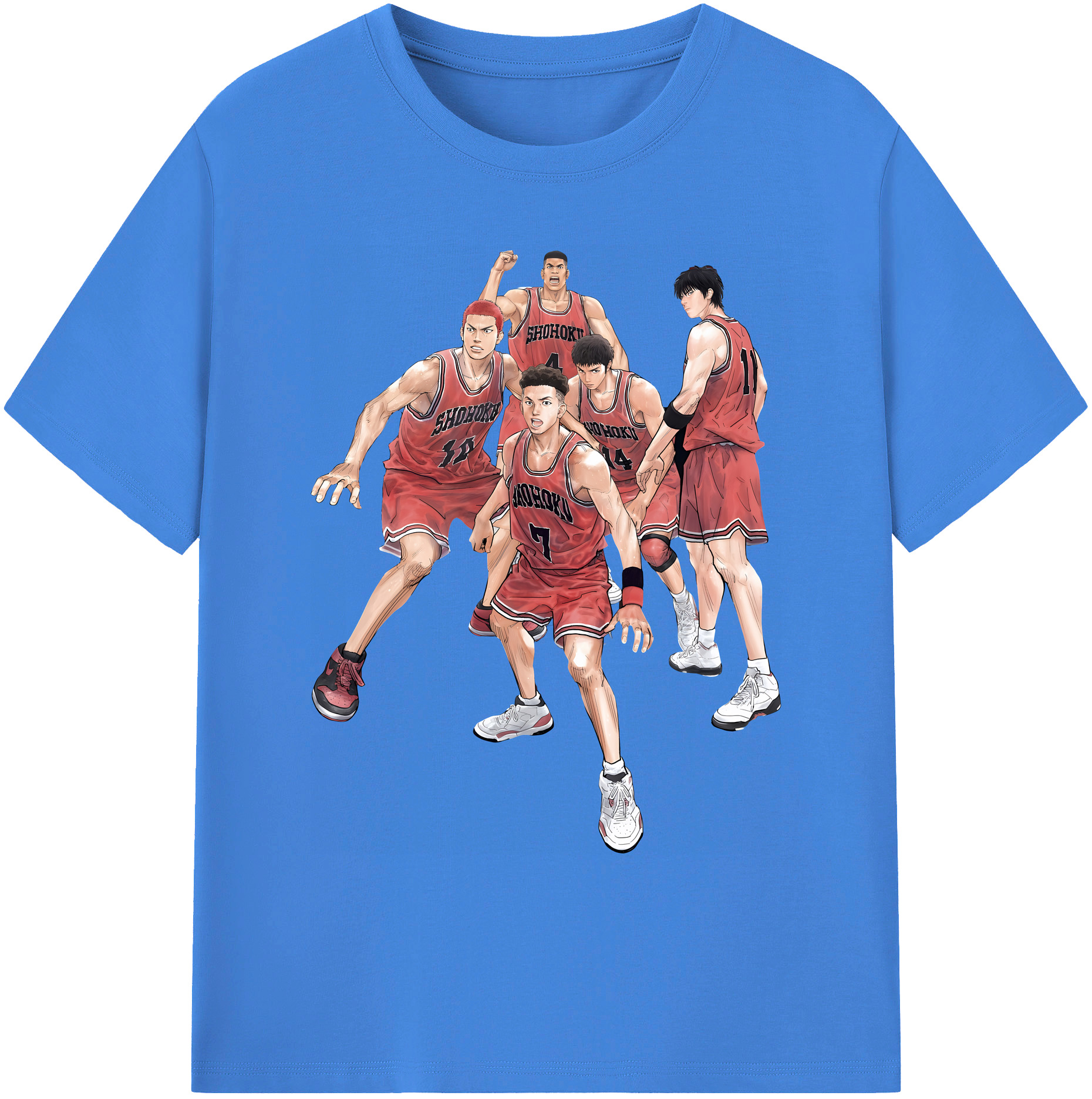 （画像用） SLAM DUNK／スラムダンク 綿100％ メンズ半袖Tシャツ｜肌触りやわらか＆通気性