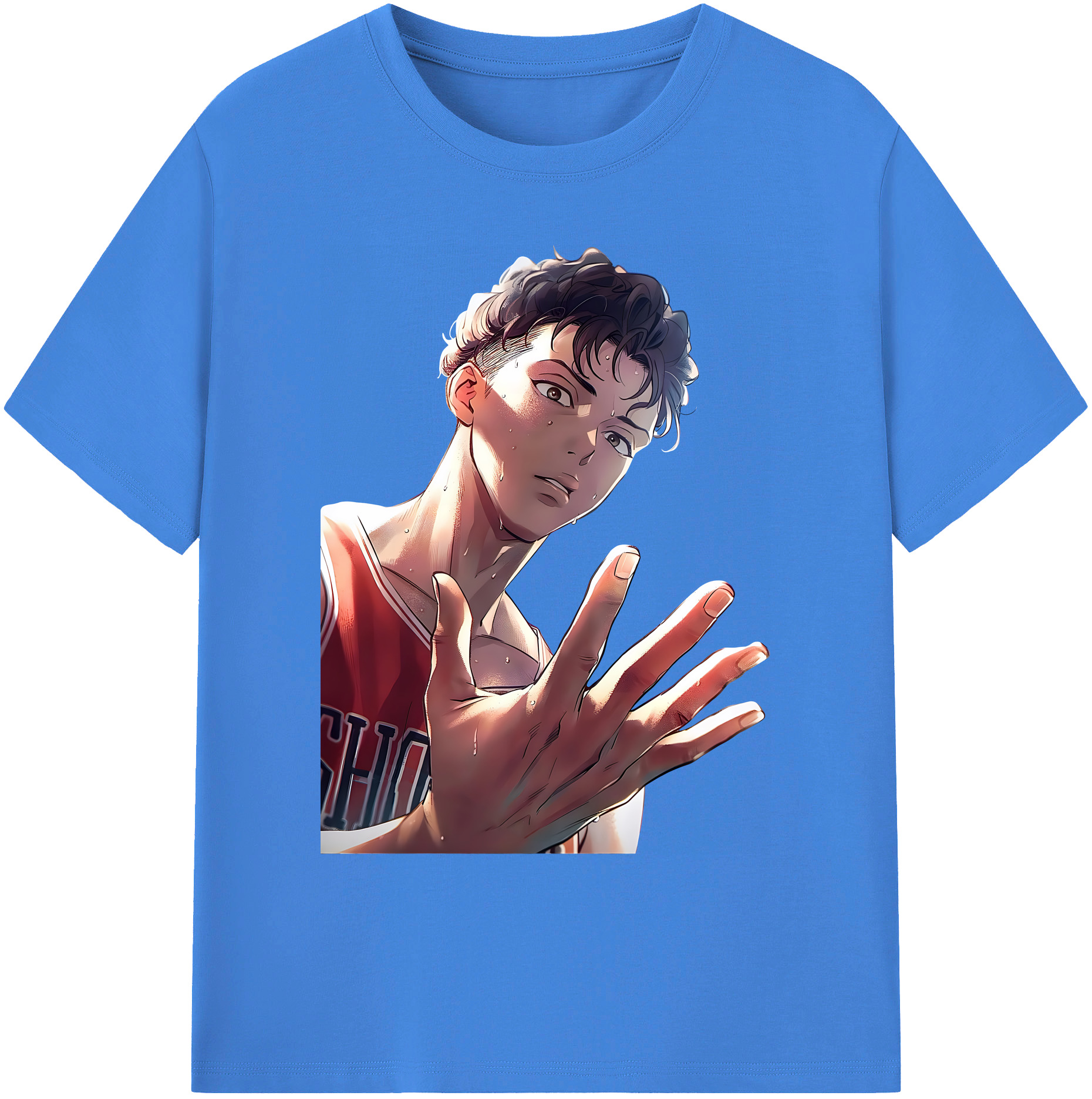 （画像用） SLAM DUNK／スラムダンク 綿100％ メンズ半袖Tシャツ｜肌触りやわらか＆通気性