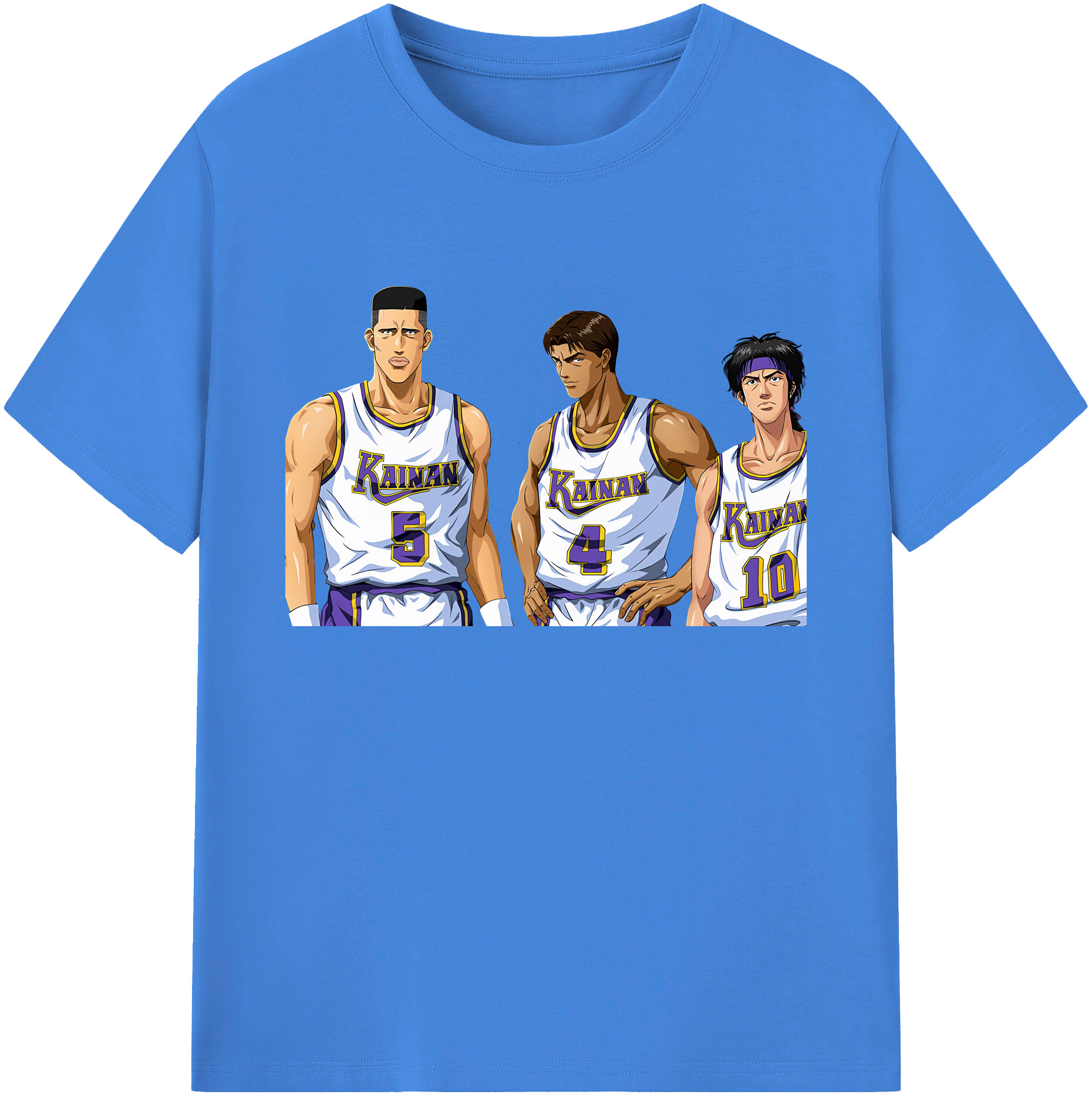 （画像用） SLAM DUNK／スラムダンク 綿100％ メンズ半袖Tシャツ｜肌触りやわらか＆通気性