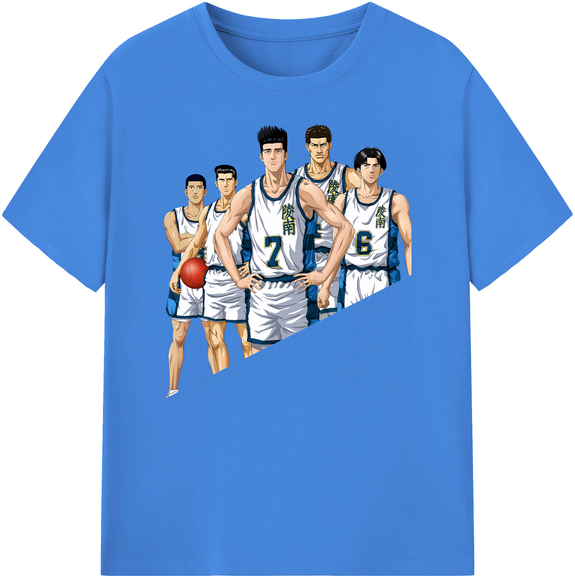 （画像用） SLAM DUNK／スラムダンク 綿100％ メンズ半袖Tシャツ｜肌触りやわらか＆通気性