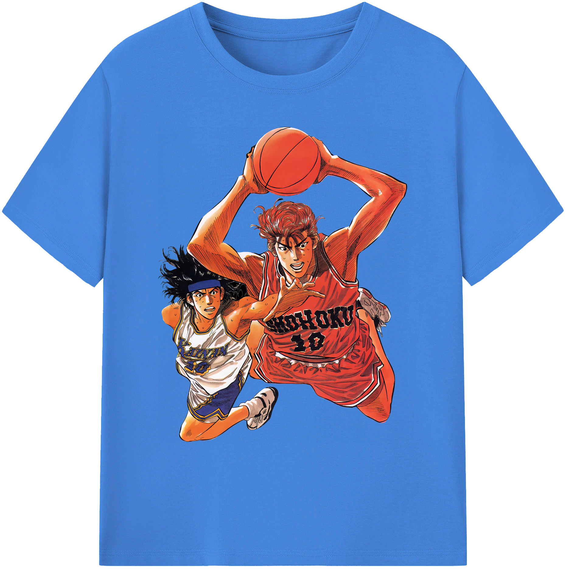 （画像用） SLAM DUNK／スラムダンク 綿100％ メンズ半袖Tシャツ｜肌触りやわらか＆通気性
