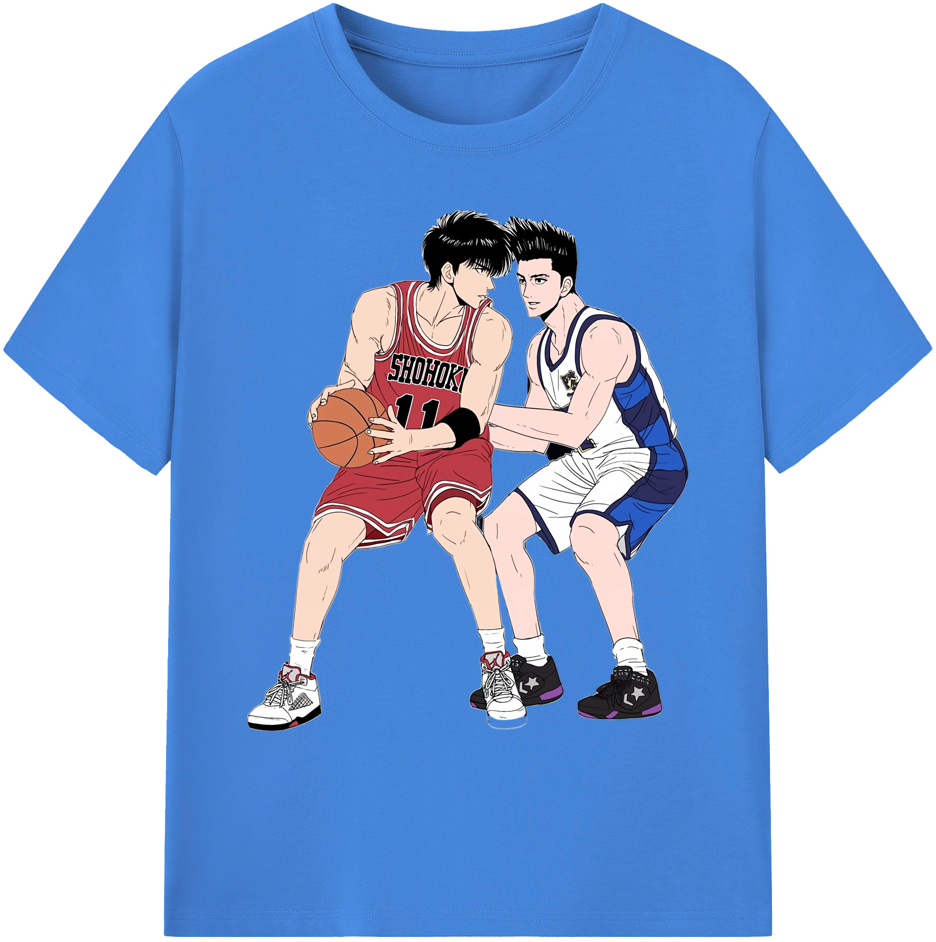 （画像用） SLAM DUNK／スラムダンク 綿100％ メンズ半袖Tシャツ｜肌触りやわらか＆通気性