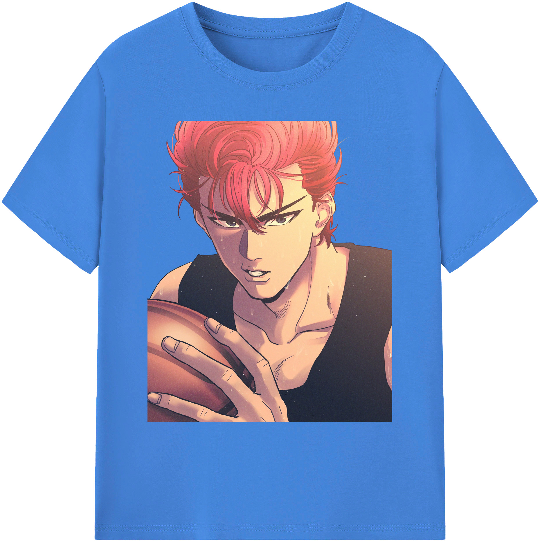 （画像用） SLAM DUNK／スラムダンク 綿100％ メンズ半袖Tシャツ｜肌触りやわらか＆通気性