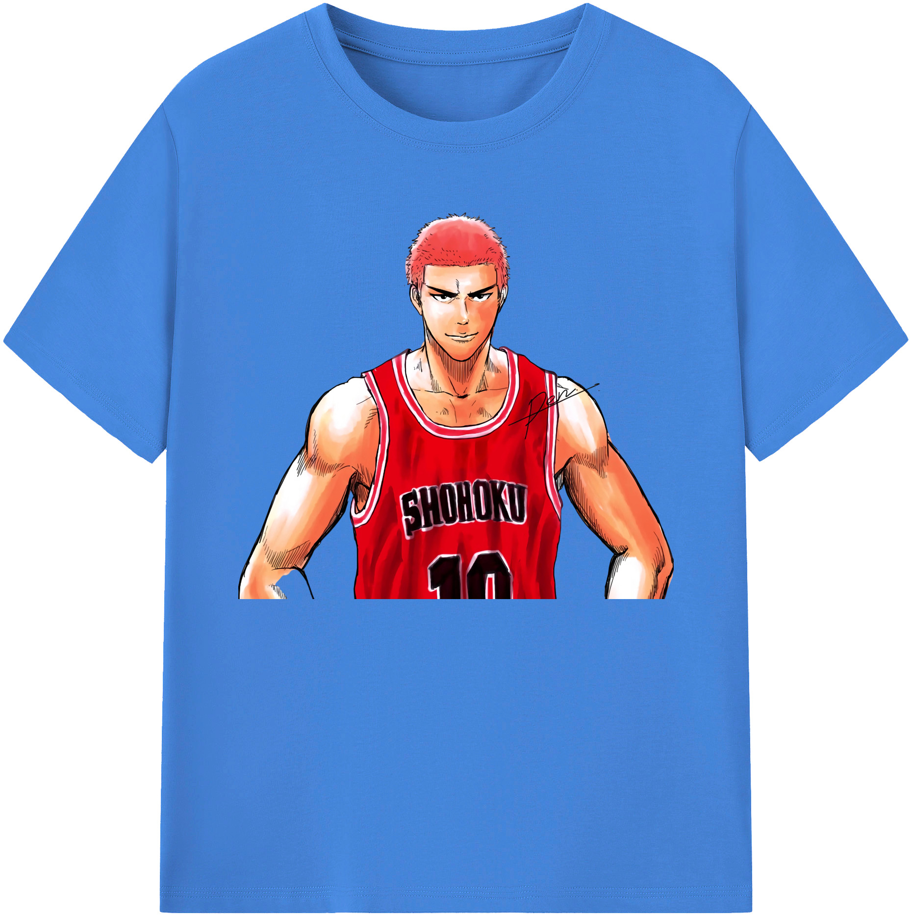 （画像用） SLAM DUNK／スラムダンク 綿100％ メンズ半袖Tシャツ｜肌触りやわらか＆通気性
