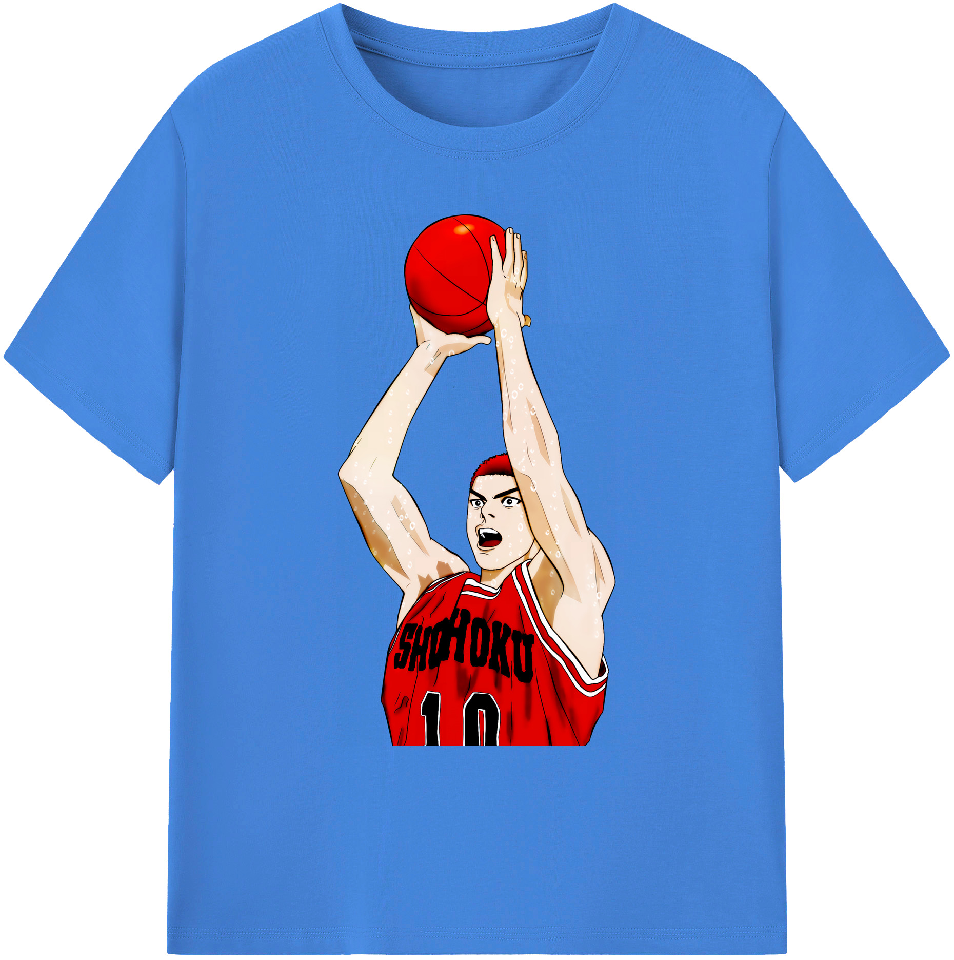 （画像用） SLAM DUNK／スラムダンク 綿100％ メンズ半袖Tシャツ｜肌触りやわらか＆通気性