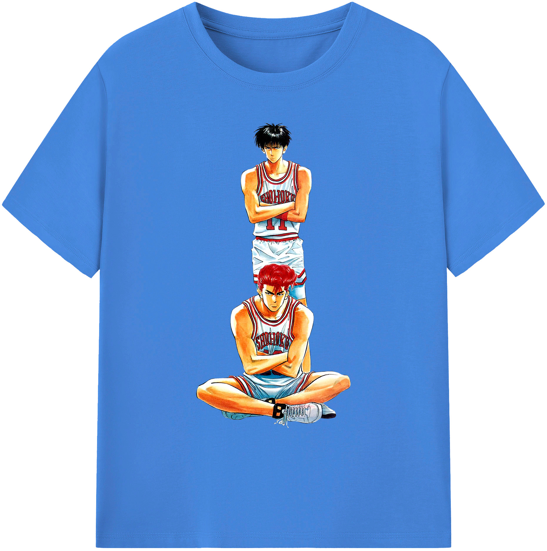 （画像用） SLAM DUNK／スラムダンク 綿100％ メンズ半袖Tシャツ｜肌触りやわらか＆通気性