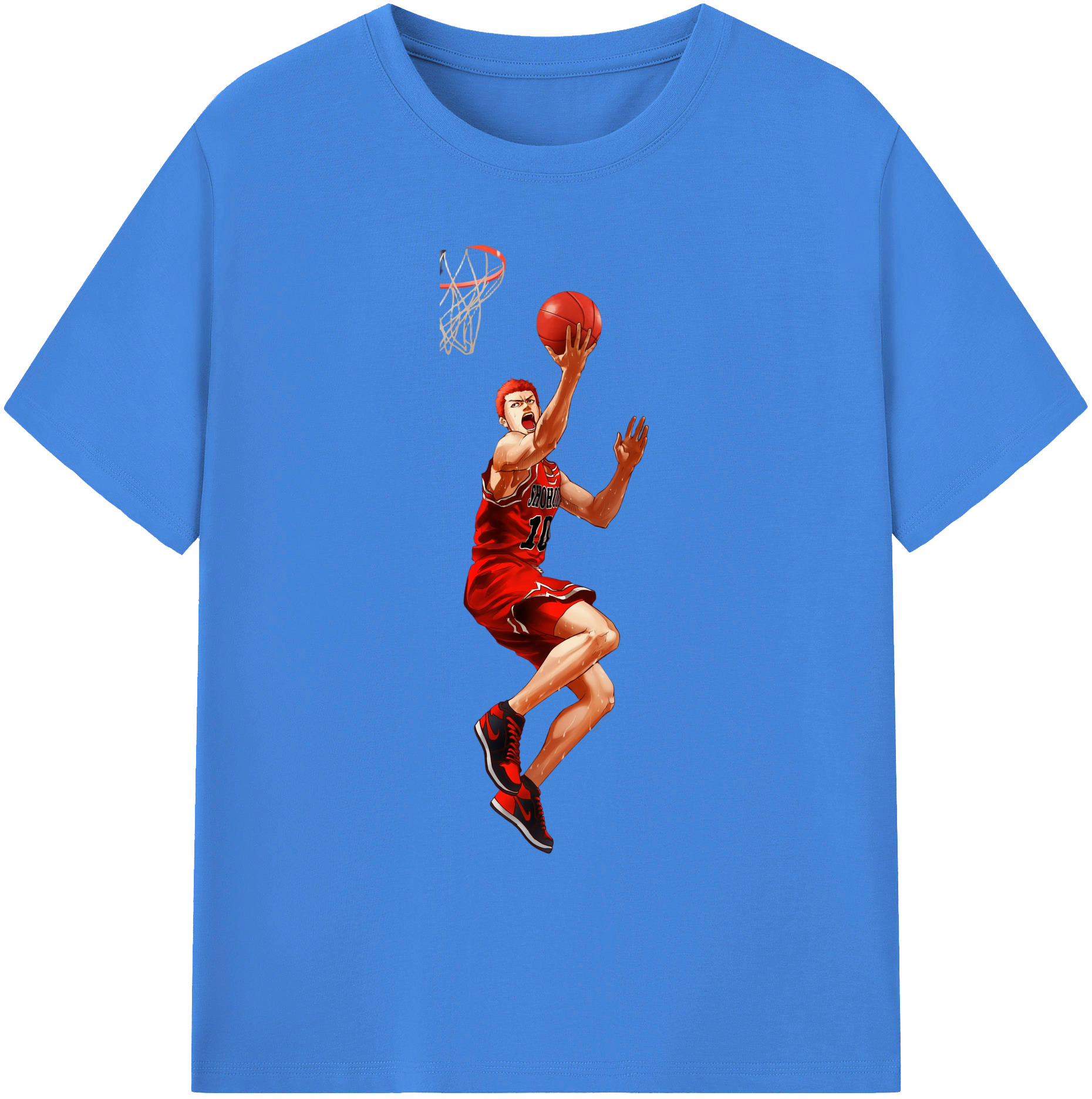 （画像用） SLAM DUNK／スラムダンク 綿100％ メンズ半袖Tシャツ｜肌触りやわらか＆通気性