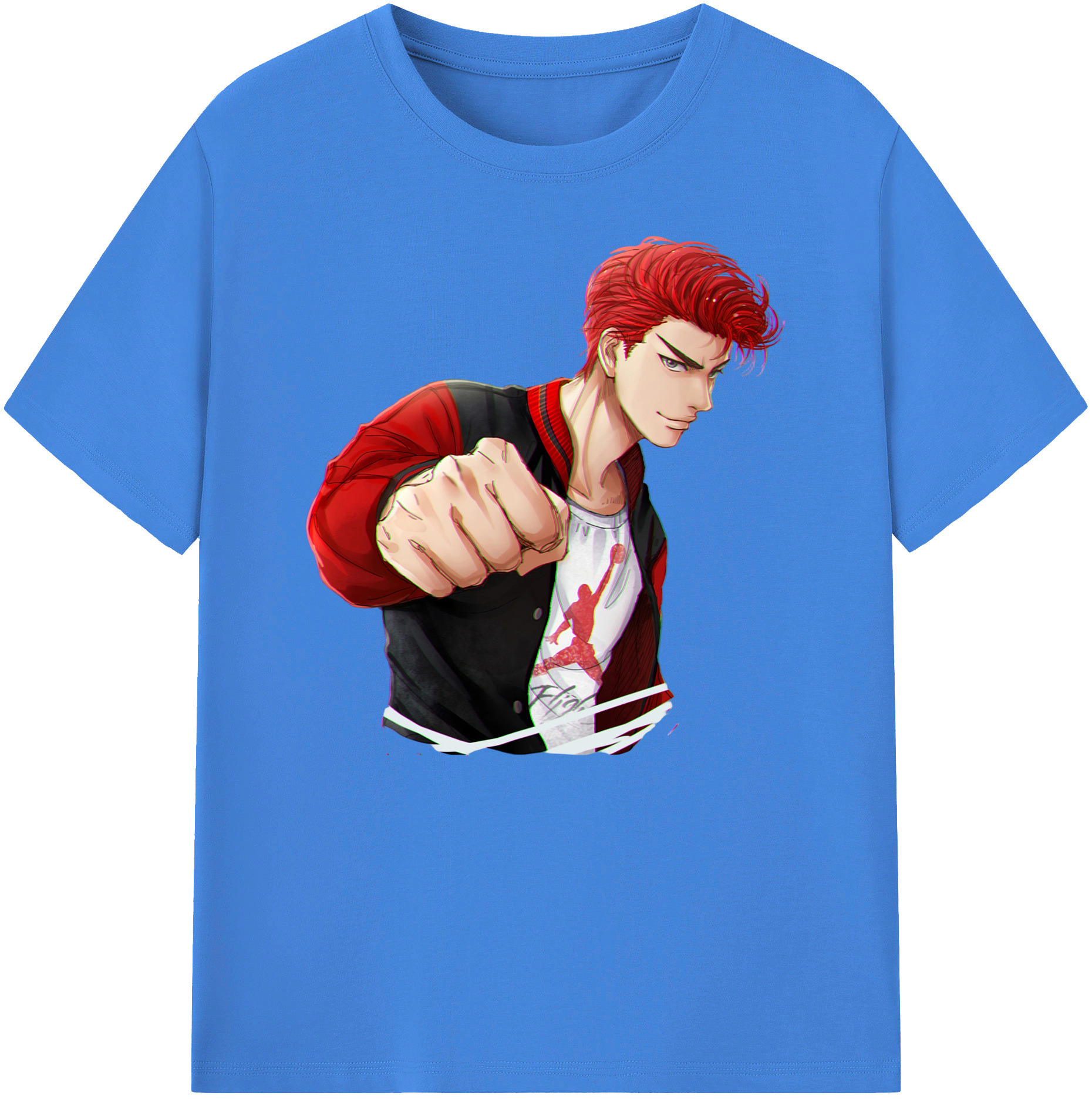 （画像用） SLAM DUNK／スラムダンク 綿100％ メンズ半袖Tシャツ｜肌触りやわらか＆通気性