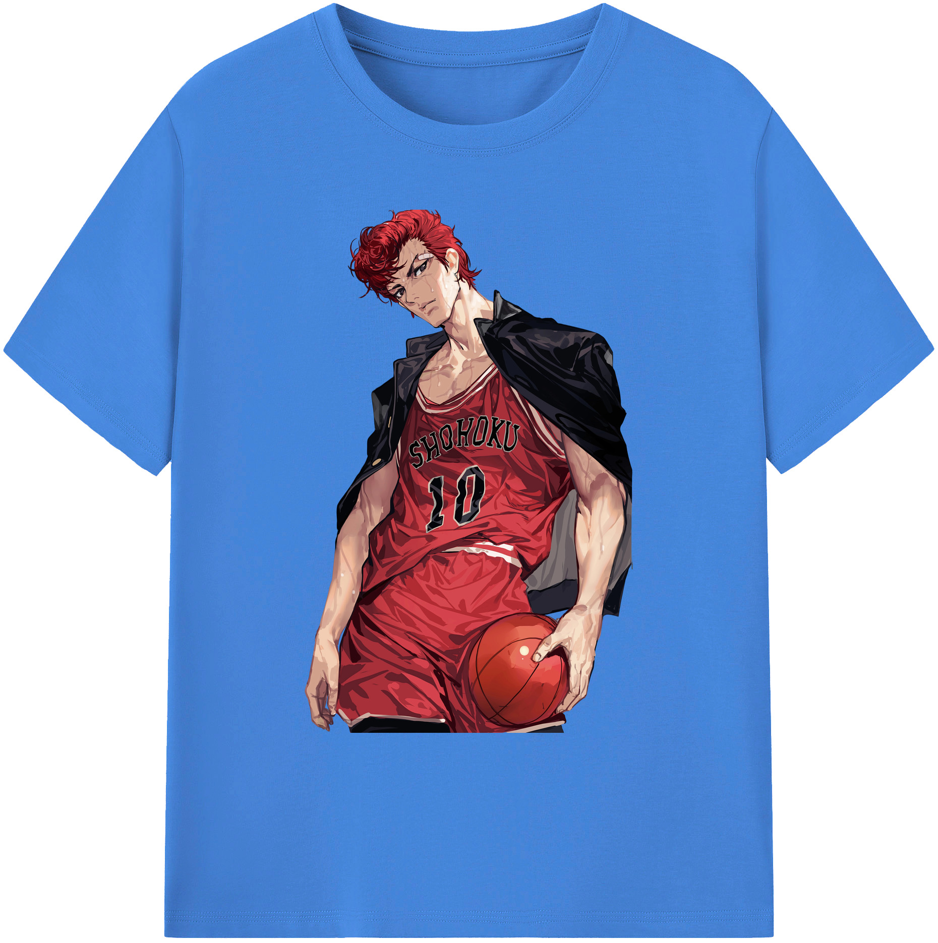 （画像用） SLAM DUNK／スラムダンク 綿100％ メンズ半袖Tシャツ｜肌触りやわらか＆通気性