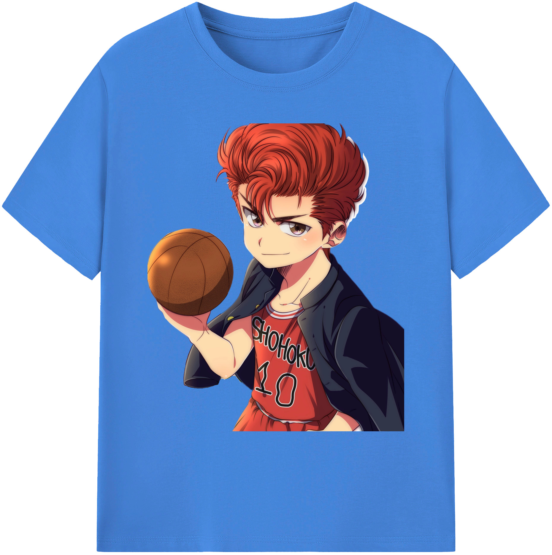 （画像用） SLAM DUNK／スラムダンク 綿100％ メンズ半袖Tシャツ｜肌触りやわらか＆通気性