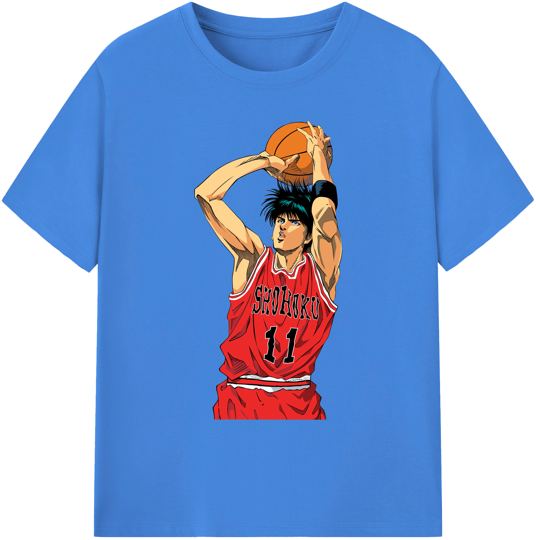 （画像用） SLAM DUNK／スラムダンク 綿100％ メンズ半袖Tシャツ｜肌触りやわらか＆通気性