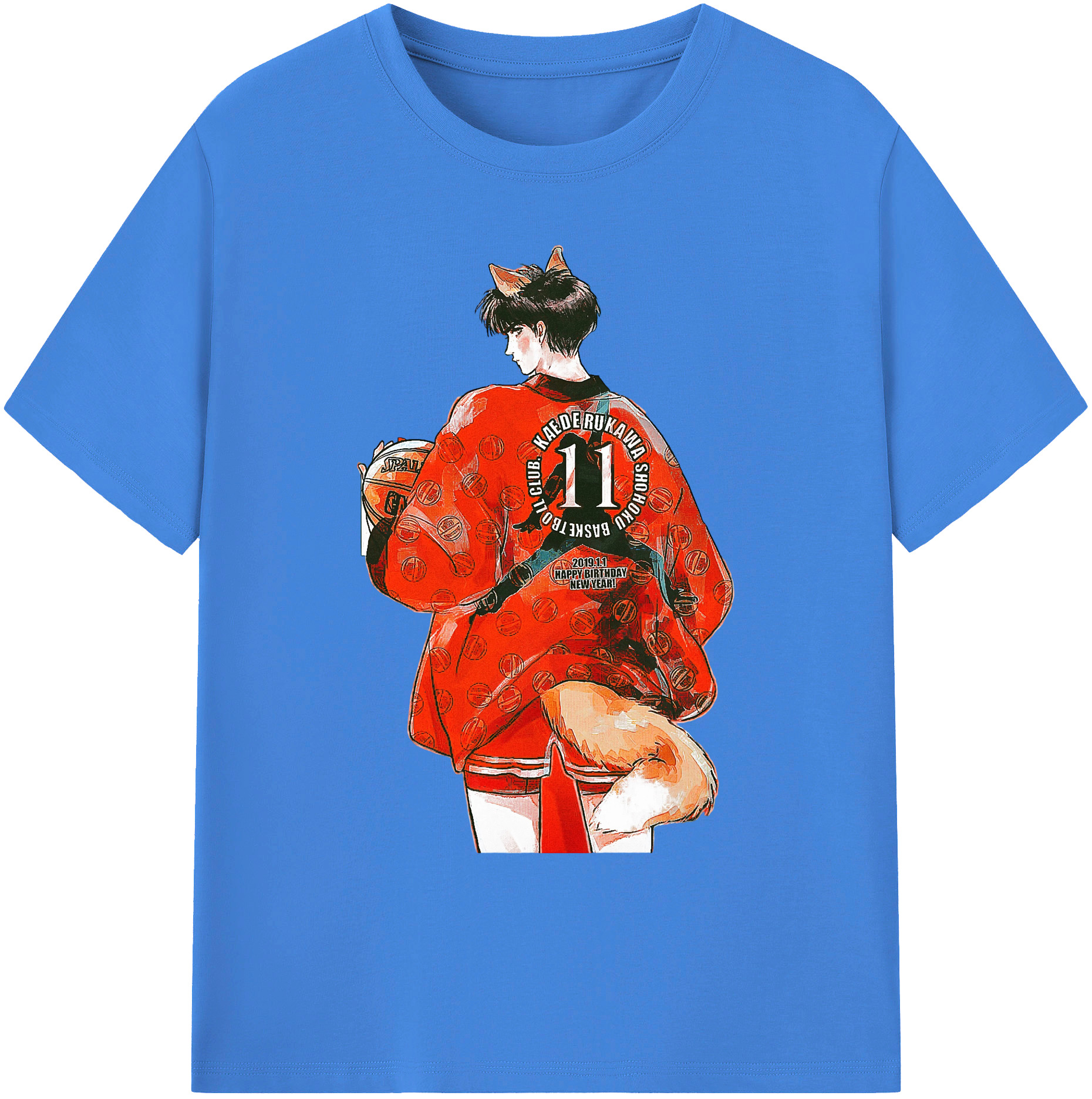 （画像用） SLAM DUNK／スラムダンク 綿100％ メンズ半袖Tシャツ｜肌触りやわらか＆通気性