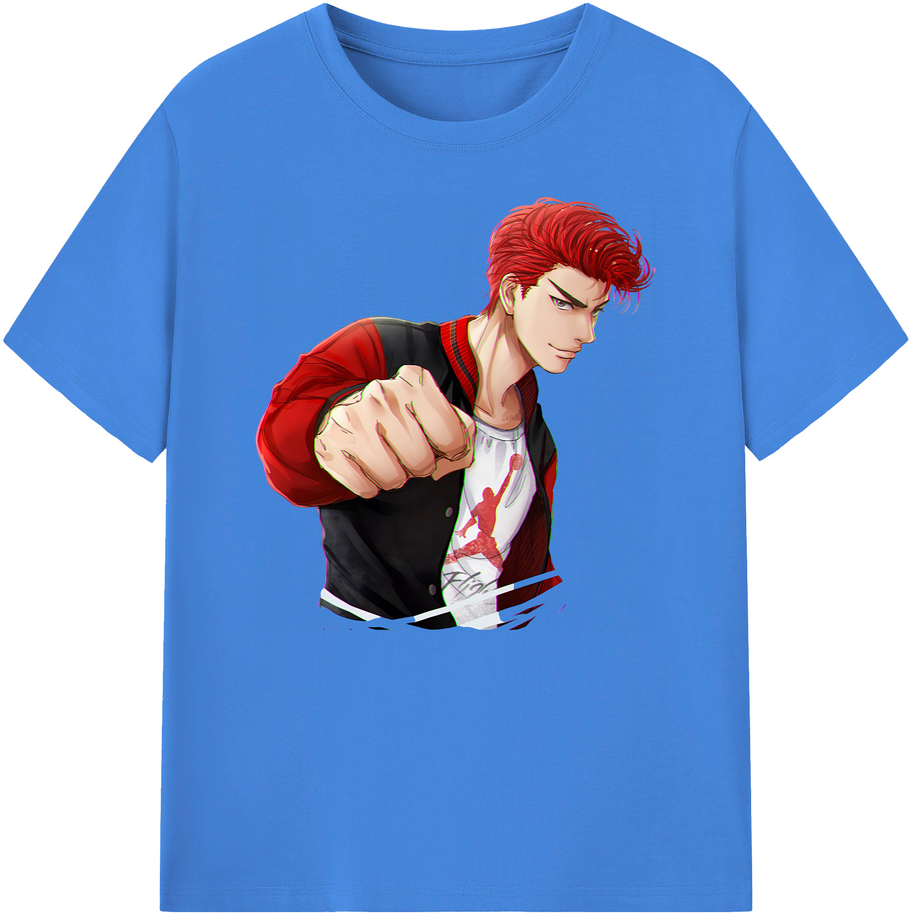 （画像用） SLAM DUNK／スラムダンク 綿100％ メンズ半袖Tシャツ｜肌触りやわらか＆通気性