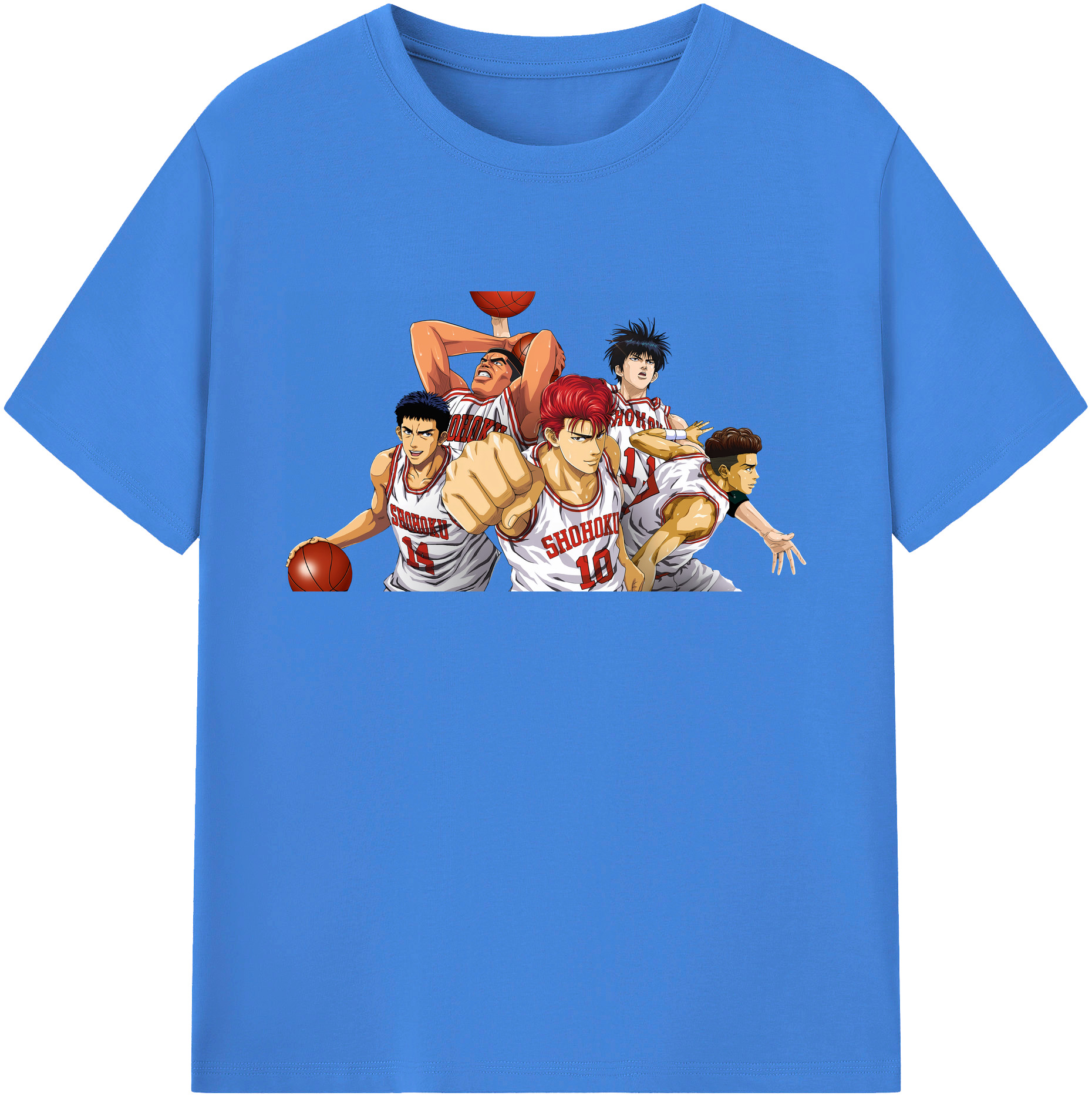 （画像用） SLAM DUNK／スラムダンク 綿100％ メンズ半袖Tシャツ｜肌触りやわらか＆通気性