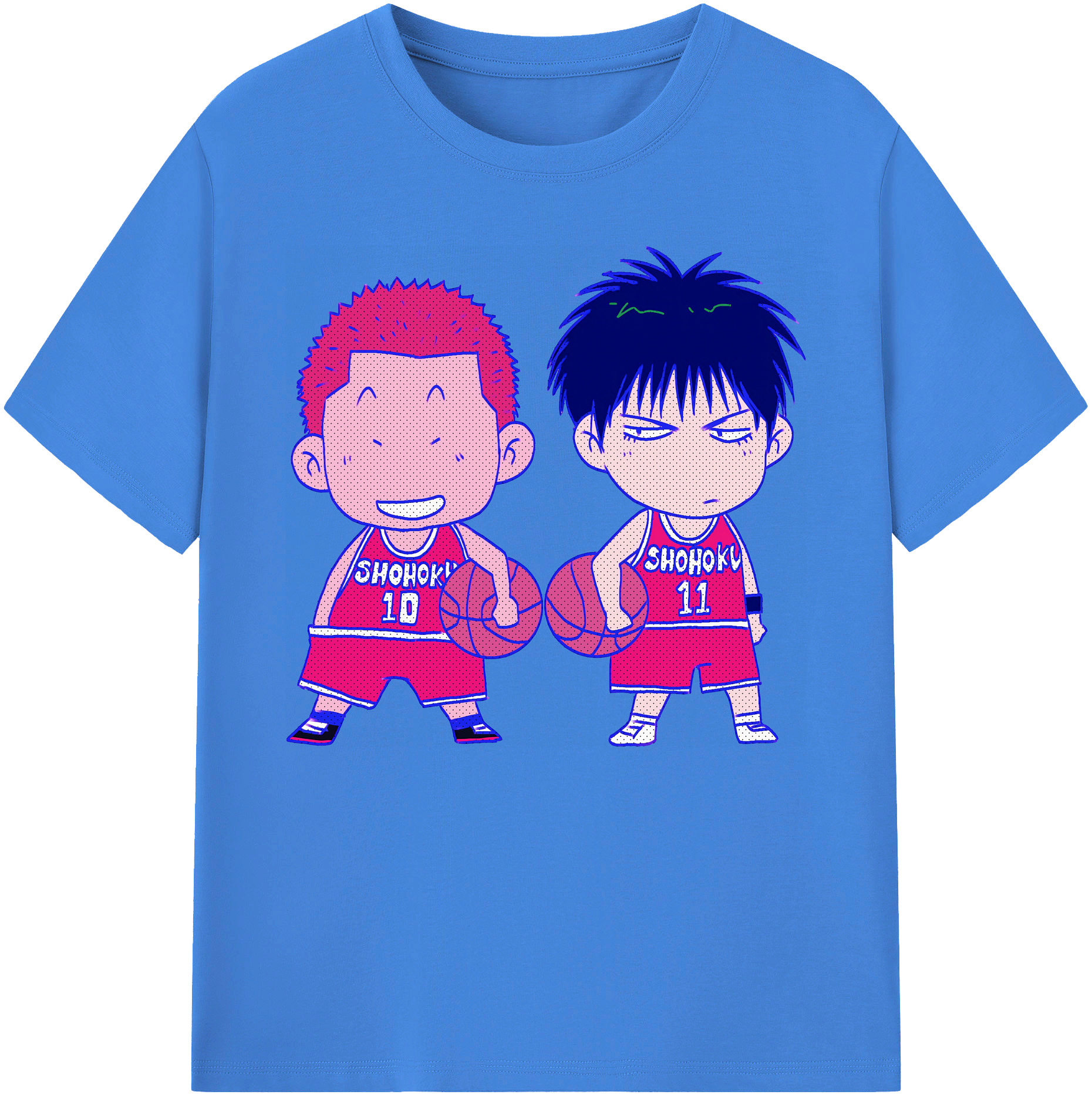（画像用） SLAM DUNK／スラムダンク 綿100％ メンズ半袖Tシャツ｜肌触りやわらか＆通気性