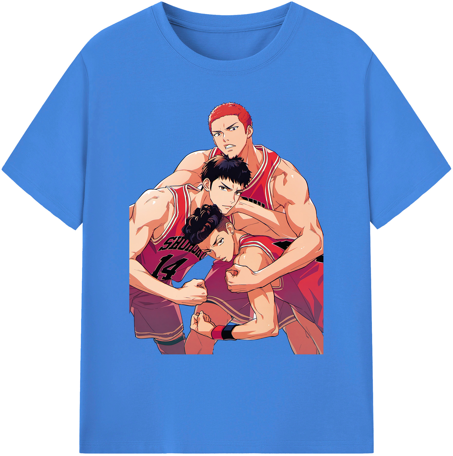 （画像用） SLAM DUNK／スラムダンク 綿100％ メンズ半袖Tシャツ｜肌触りやわらか＆通気性