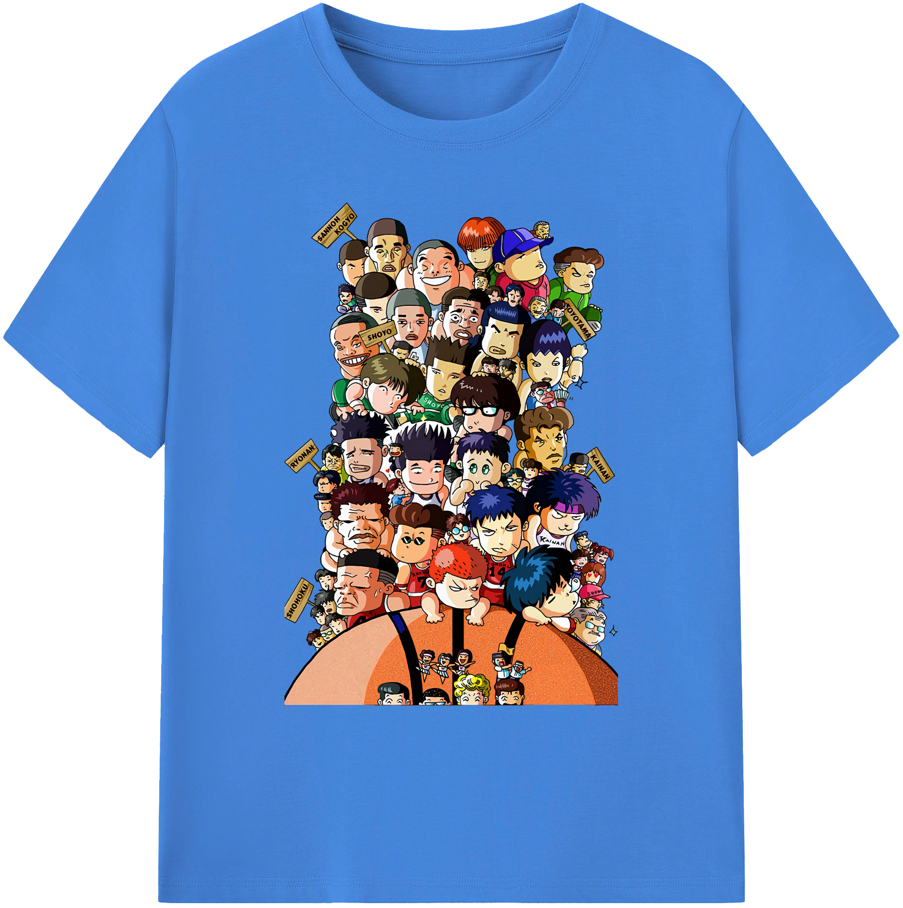 （画像用） SLAM DUNK／スラムダンク 綿100％ メンズ半袖Tシャツ｜肌触りやわらか＆通気性