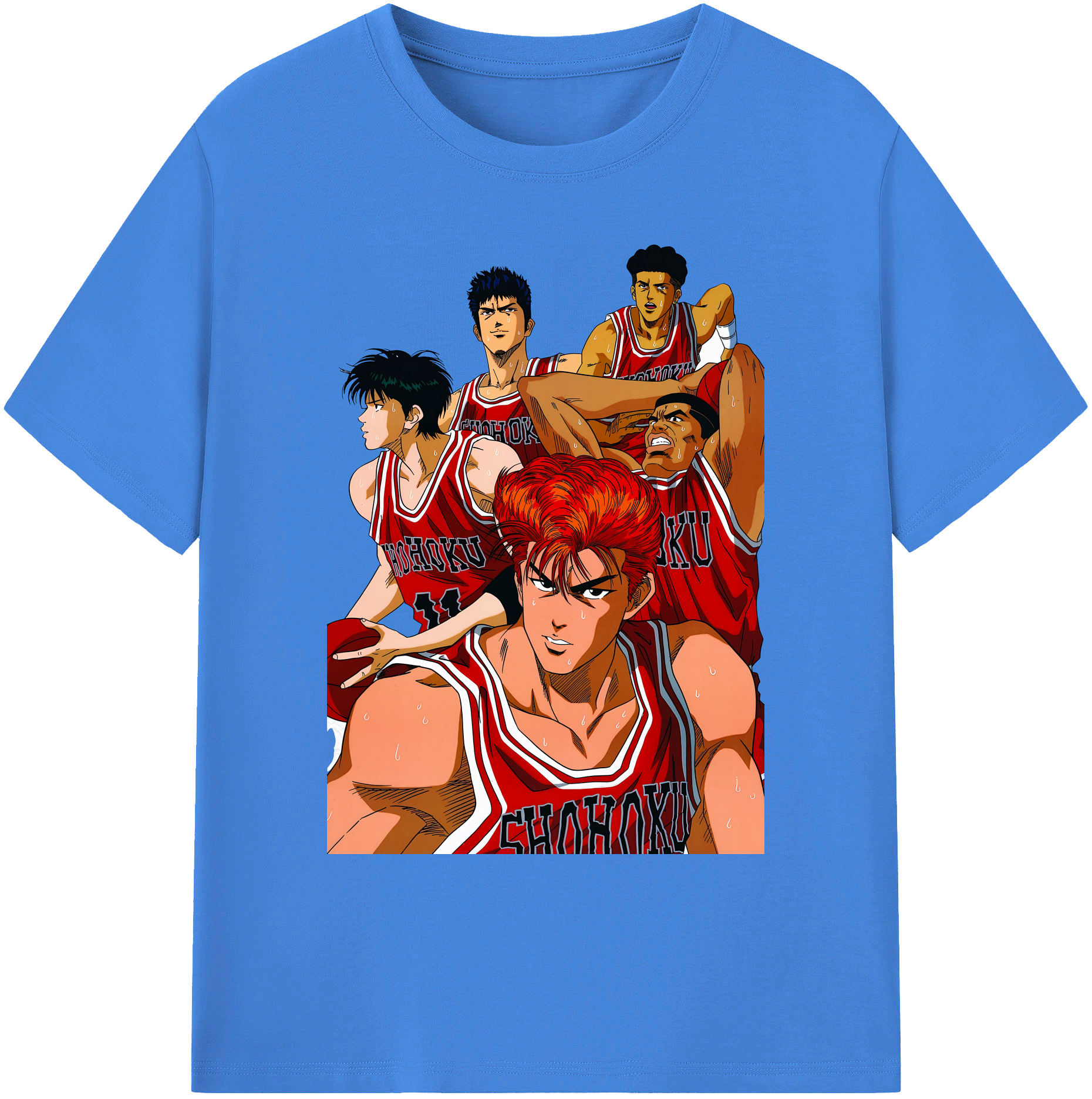 （画像用） SLAM DUNK／スラムダンク 綿100％ メンズ半袖Tシャツ｜肌触りやわらか＆通気性