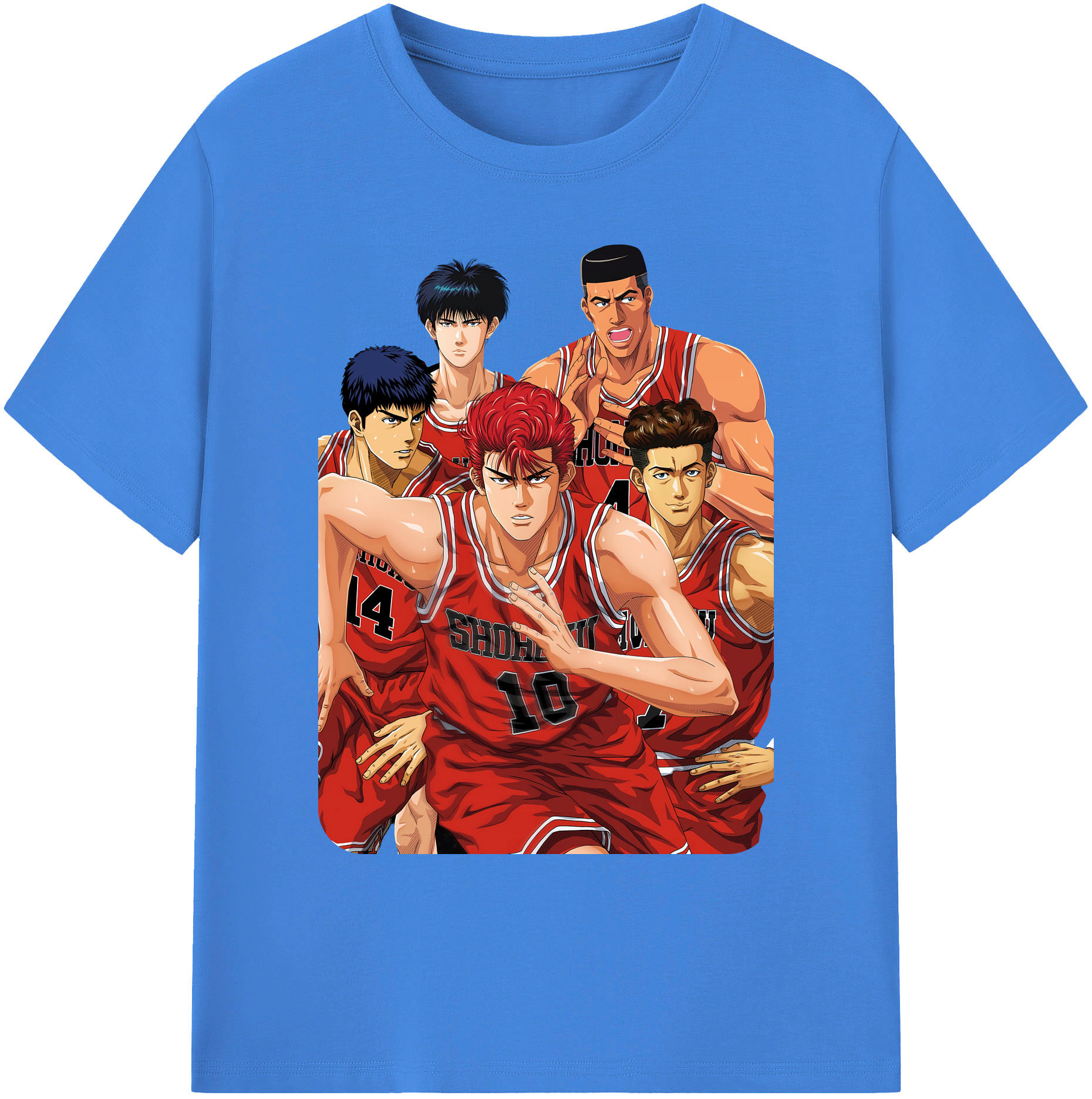 （画像用） SLAM DUNK／スラムダンク 綿100％ メンズ半袖Tシャツ｜肌触りやわらか＆通気性