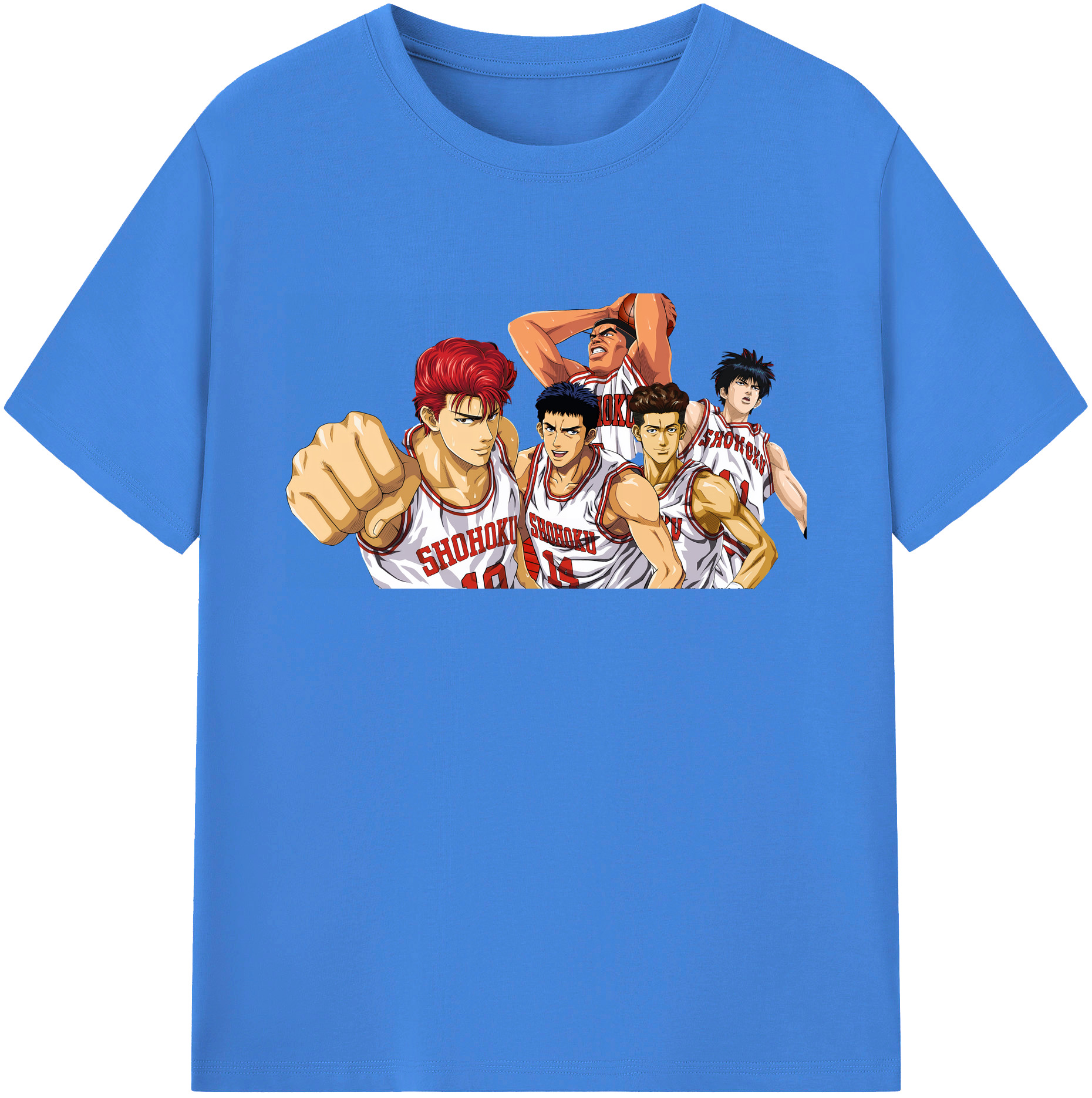 （画像用） SLAM DUNK／スラムダンク 綿100％ メンズ半袖Tシャツ｜肌触りやわらか＆通気性