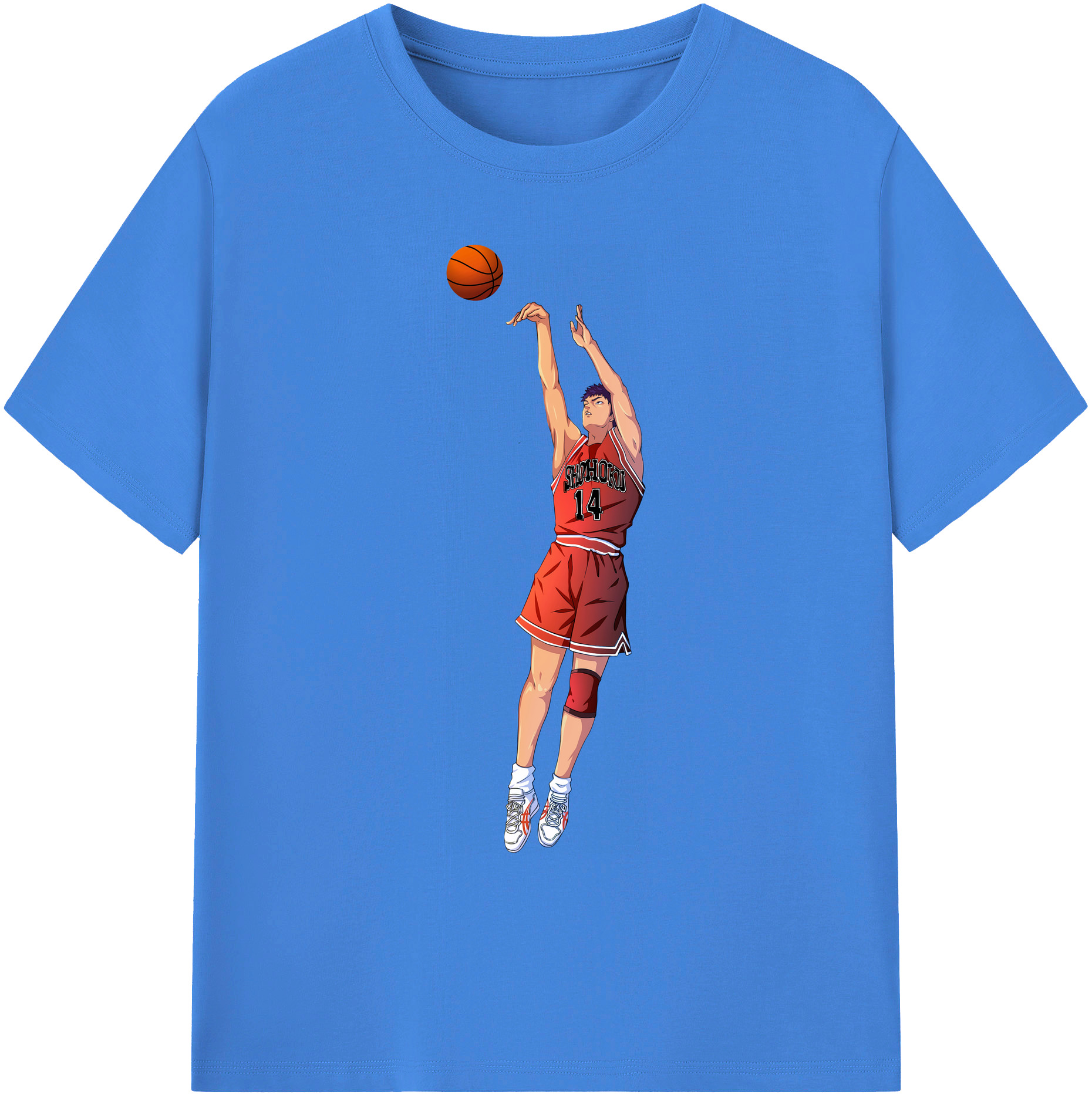 （画像用） SLAM DUNK／スラムダンク 綿100％ メンズ半袖Tシャツ｜肌触りやわらか＆通気性