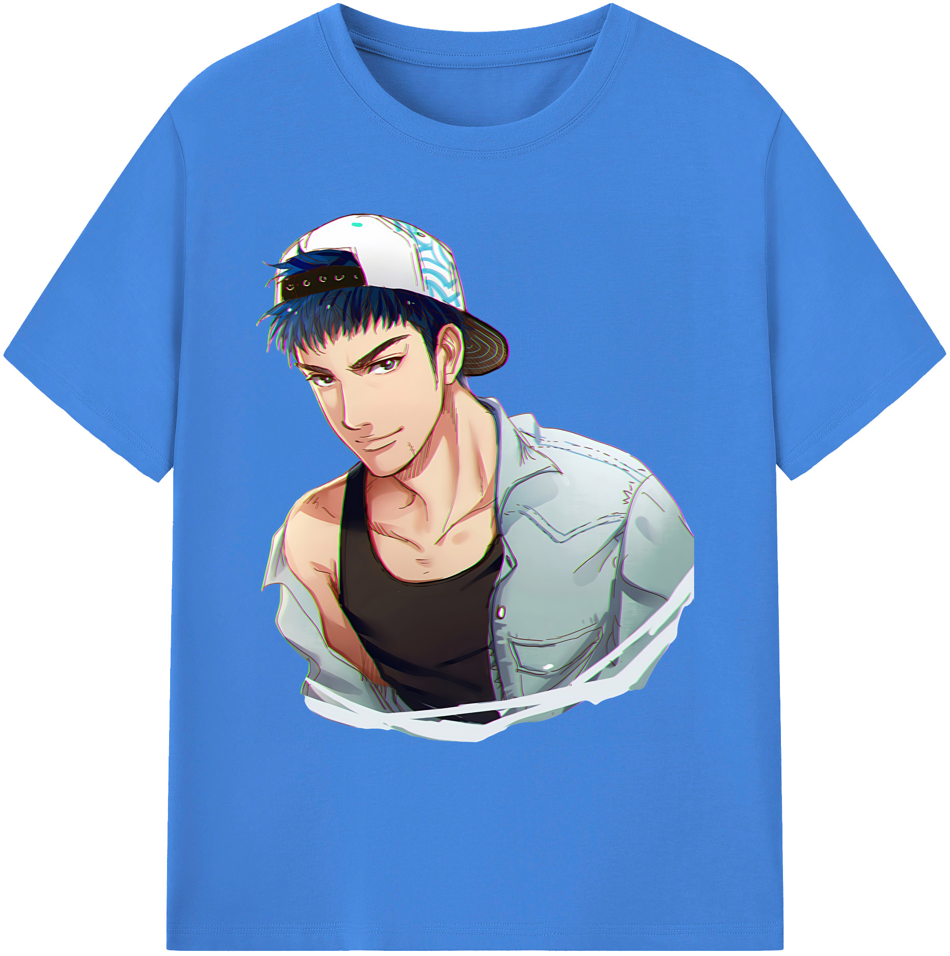 （画像用） SLAM DUNK／スラムダンク 綿100％ メンズ半袖Tシャツ｜肌触りやわらか＆通気性