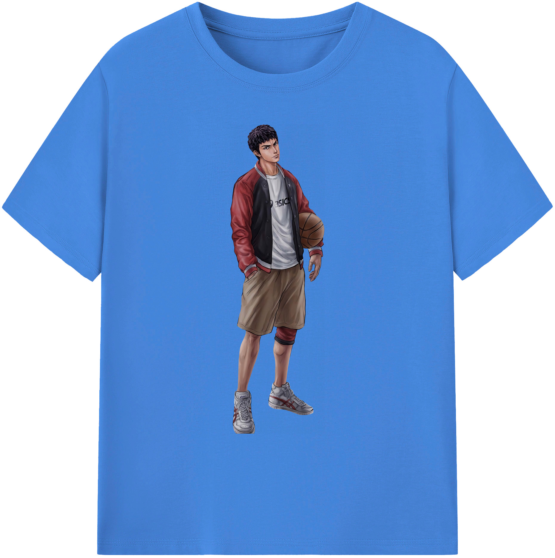 （画像用） SLAM DUNK／スラムダンク 綿100％ メンズ半袖Tシャツ｜肌触りやわらか＆通気性