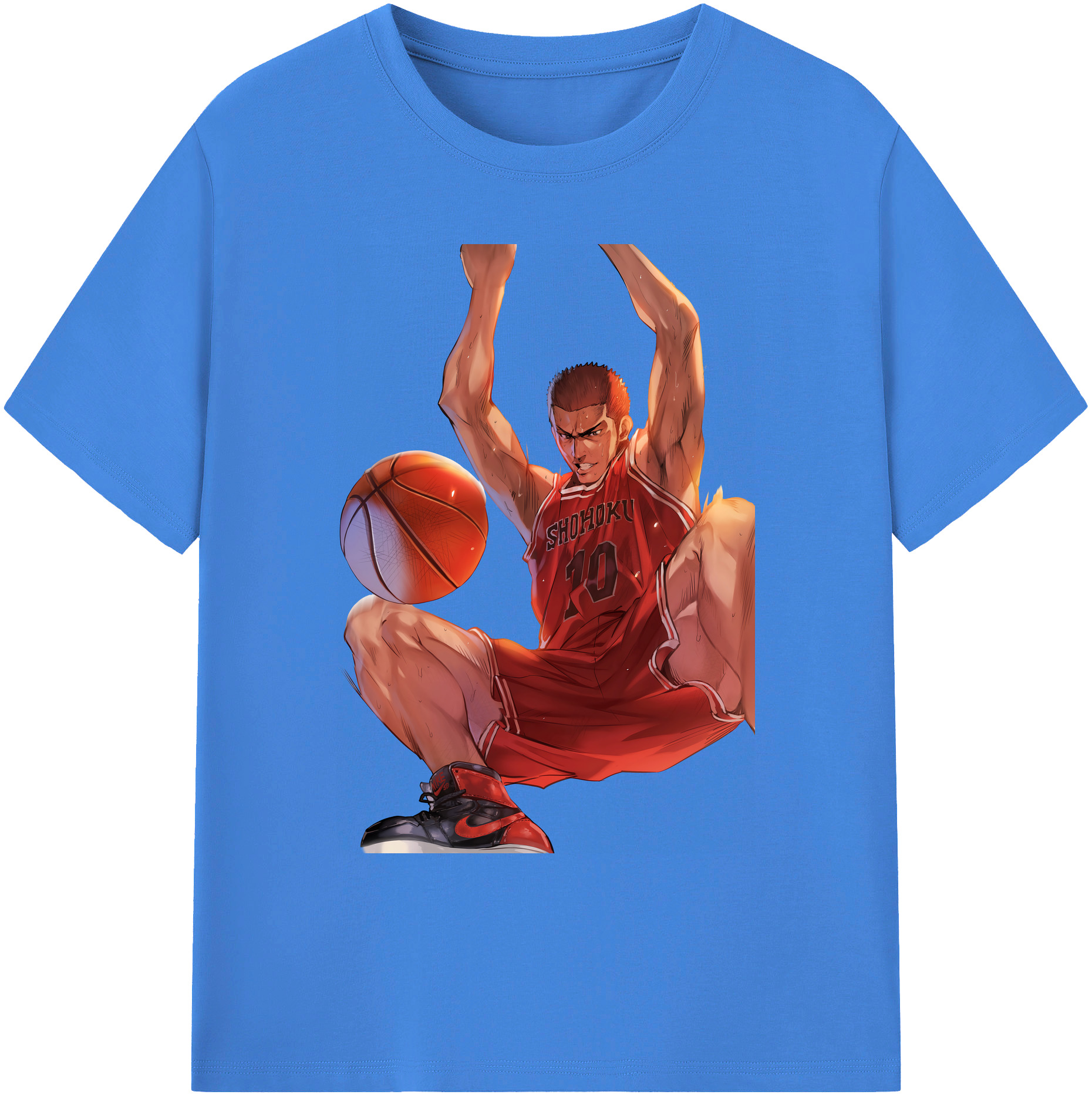 （画像用） SLAM DUNK／スラムダンク 綿100％ メンズ半袖Tシャツ｜肌触りやわらか＆通気性