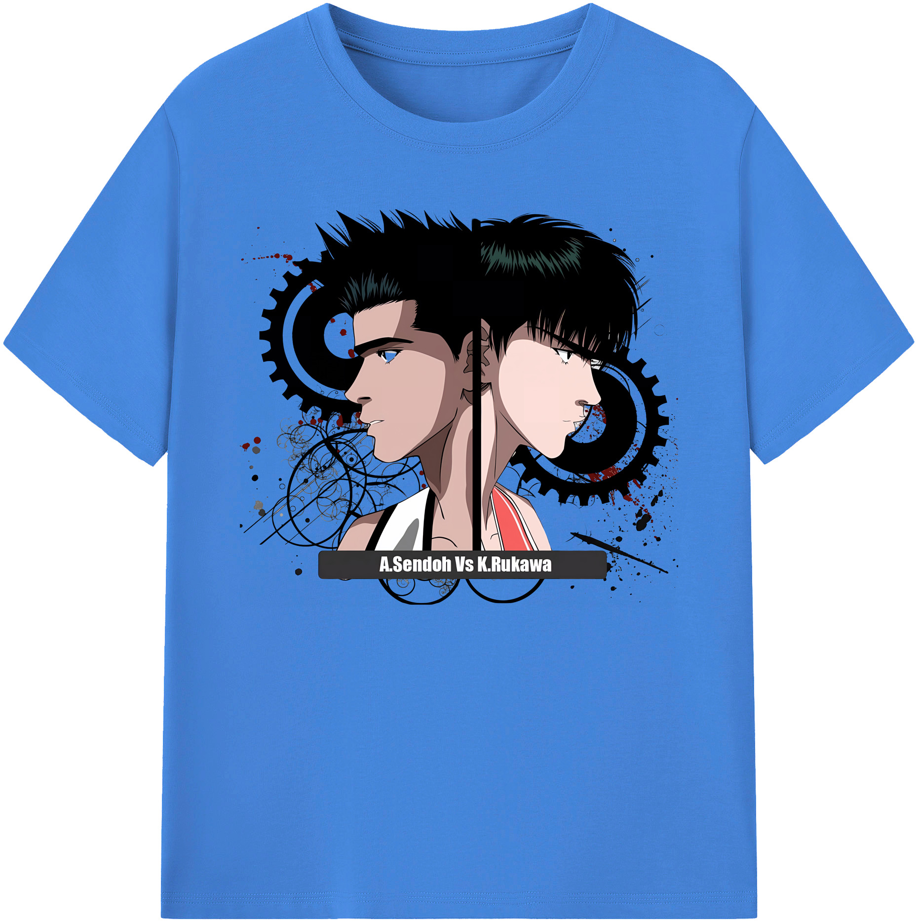 （画像用） SLAM DUNK／スラムダンク 綿100％ メンズ半袖Tシャツ｜肌触りやわらか＆通気性