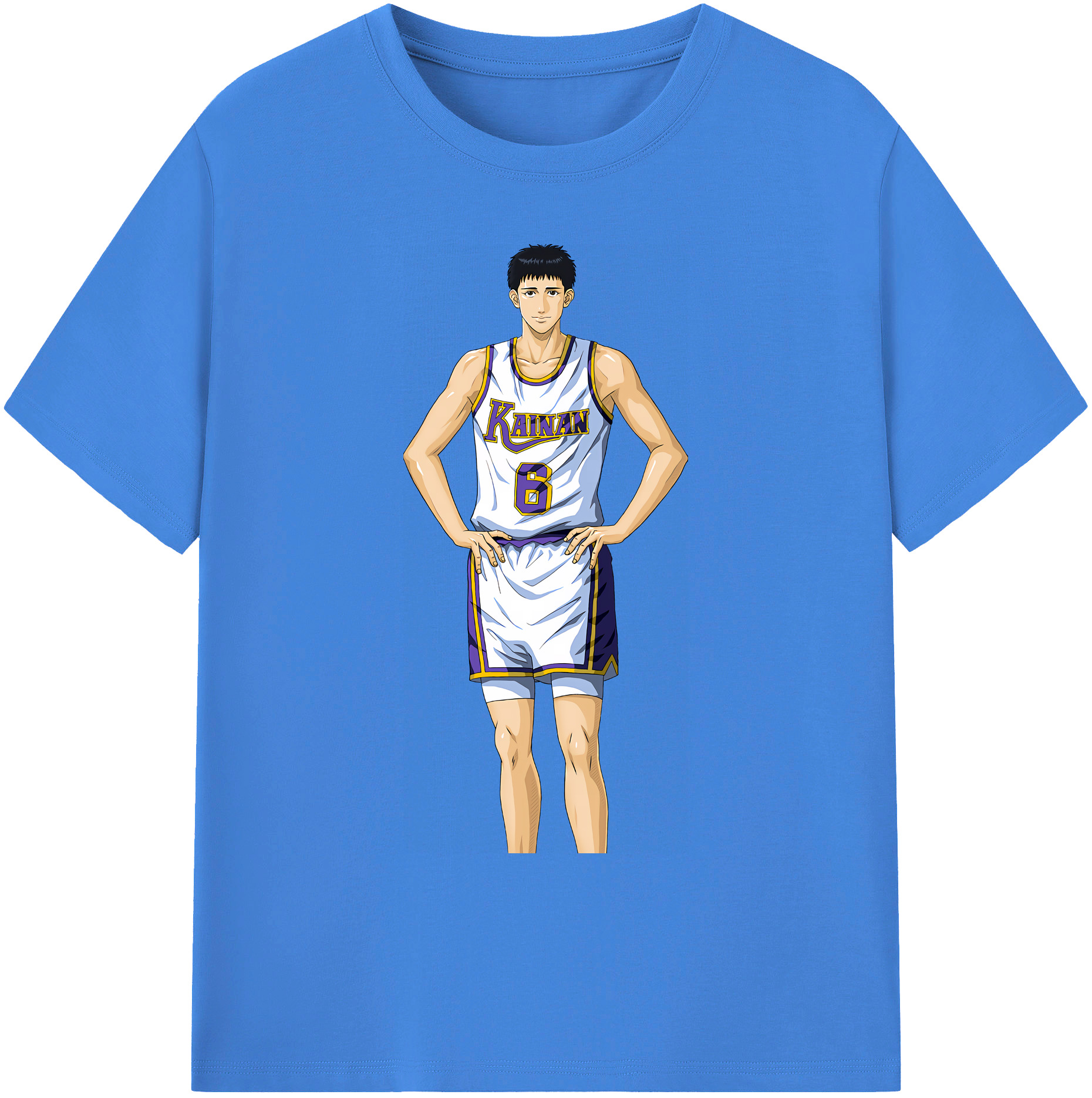 （画像用） SLAM DUNK／スラムダンク 綿100％ メンズ半袖Tシャツ｜肌触りやわらか＆通気性