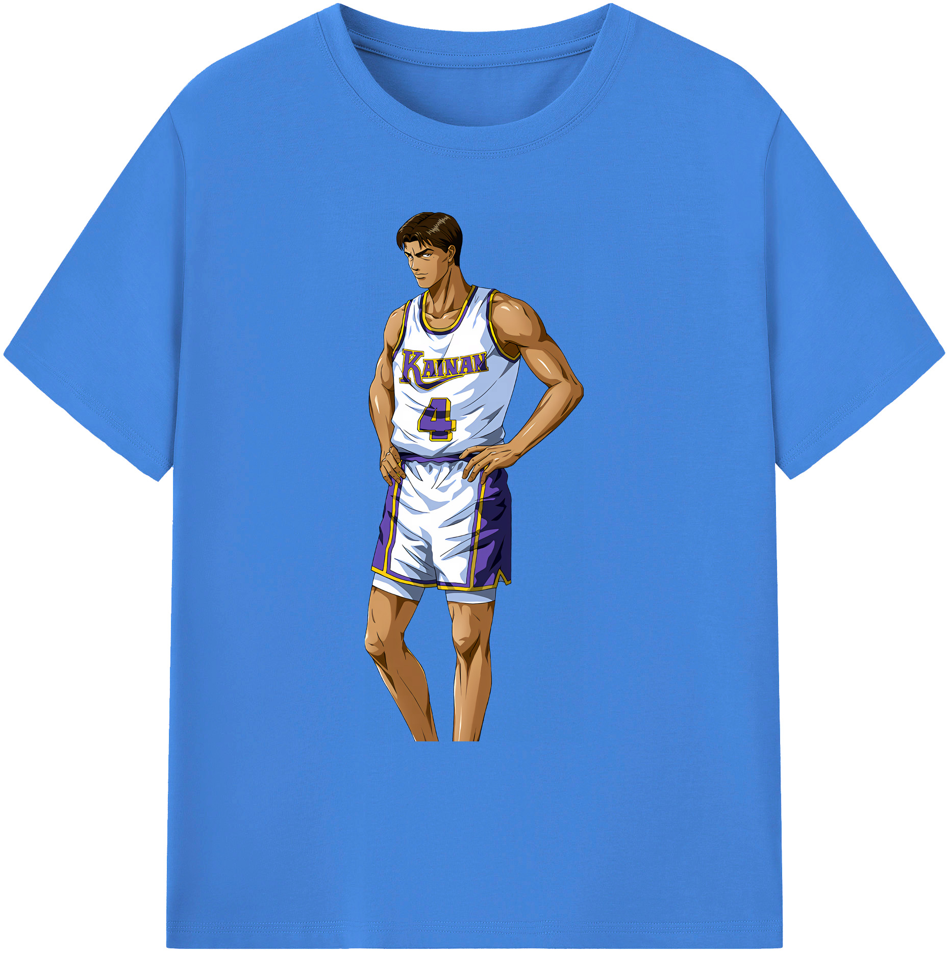 （画像用） SLAM DUNK／スラムダンク 綿100％ メンズ半袖Tシャツ｜肌触りやわらか＆通気性