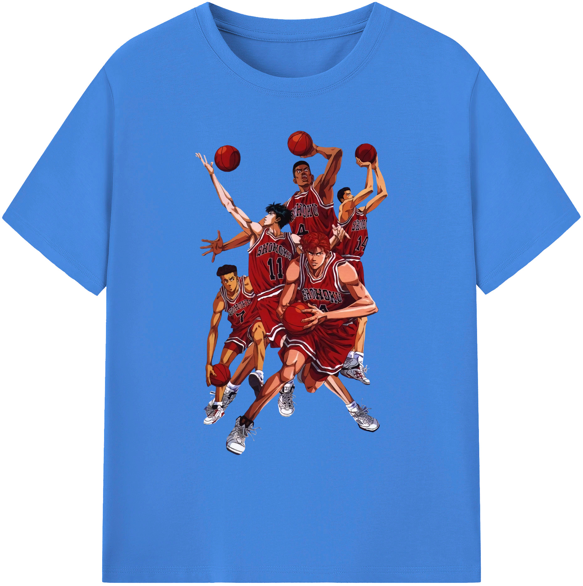 （画像用） SLAM DUNK／スラムダンク 綿100％ メンズ半袖Tシャツ｜肌触りやわらか＆通気性