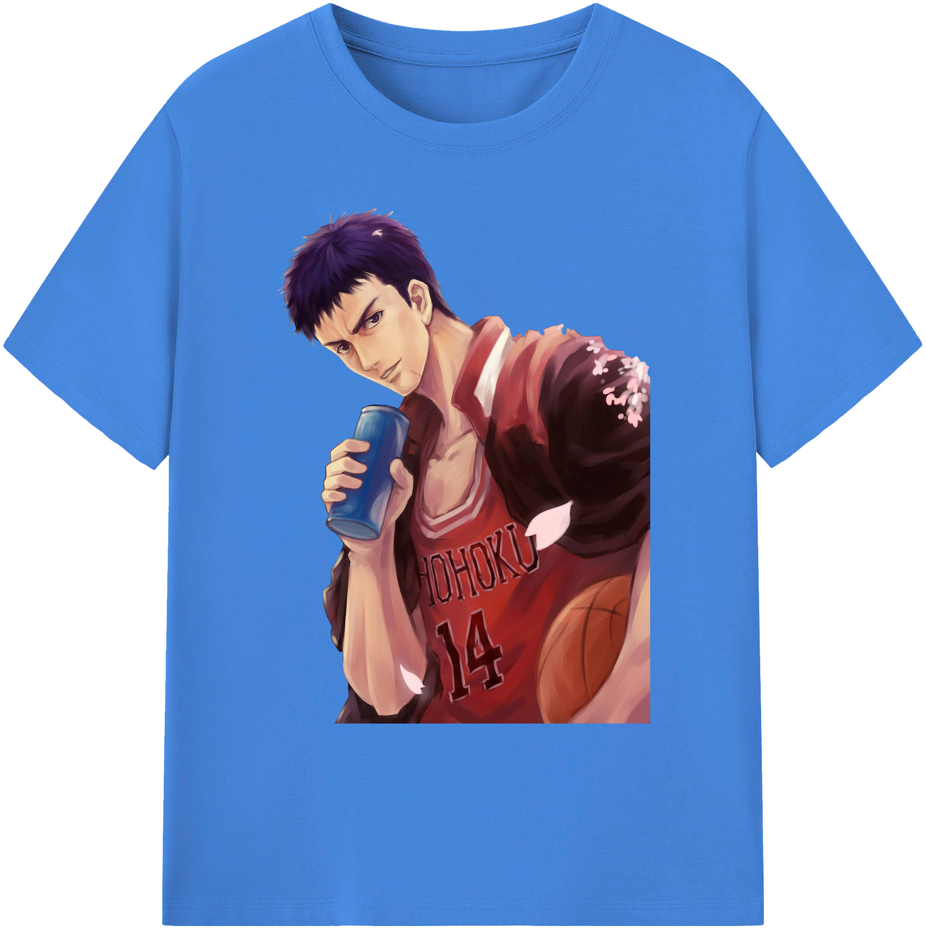 （画像用） SLAM DUNK／スラムダンク 綿100％ メンズ半袖Tシャツ｜肌触りやわらか＆通気性
