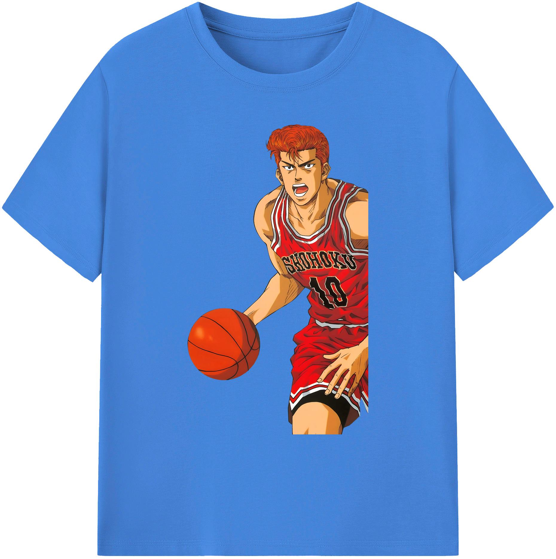 （画像用） SLAM DUNK／スラムダンク 綿100％ メンズ半袖Tシャツ｜肌触りやわらか＆通気性
