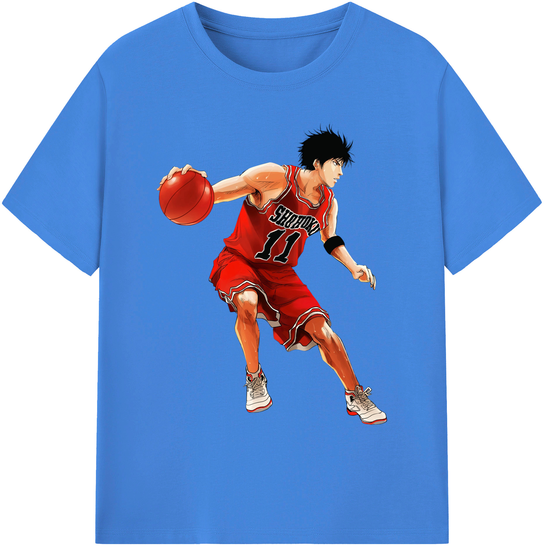 （画像用） SLAM DUNK／スラムダンク 綿100％ メンズ半袖Tシャツ｜肌触りやわらか＆通気性