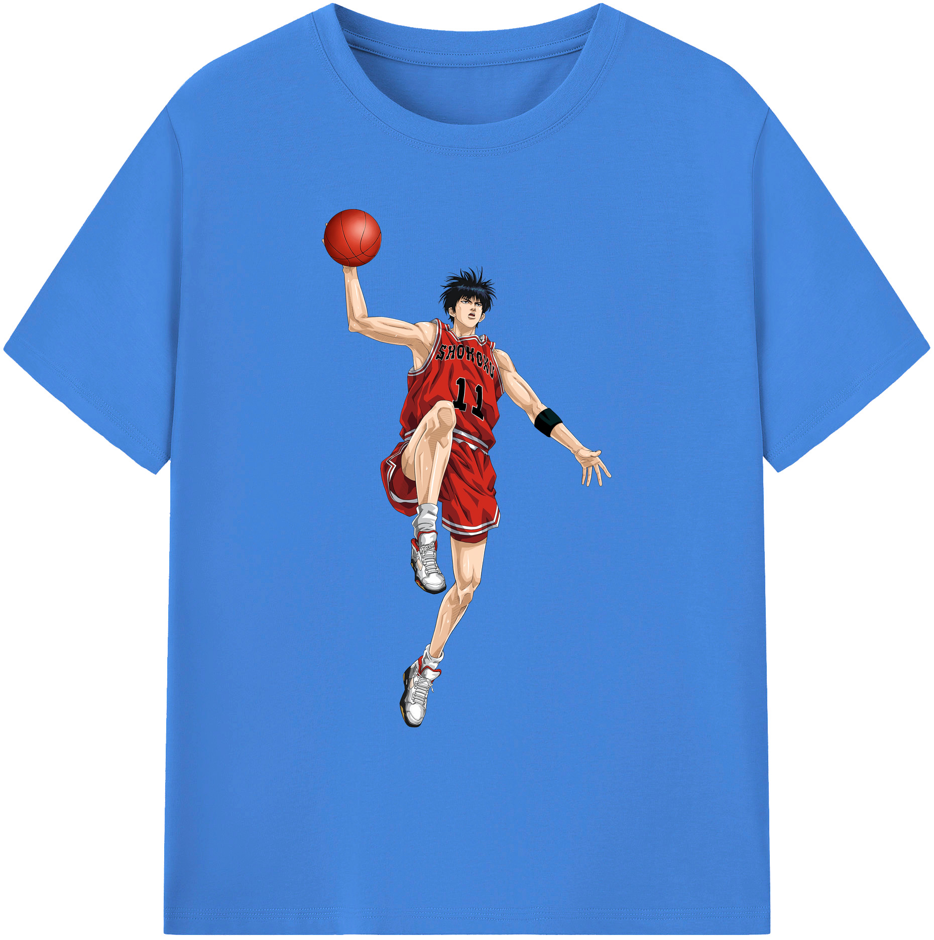 （画像用） SLAM DUNK／スラムダンク 綿100％ メンズ半袖Tシャツ｜肌触りやわらか＆通気性
