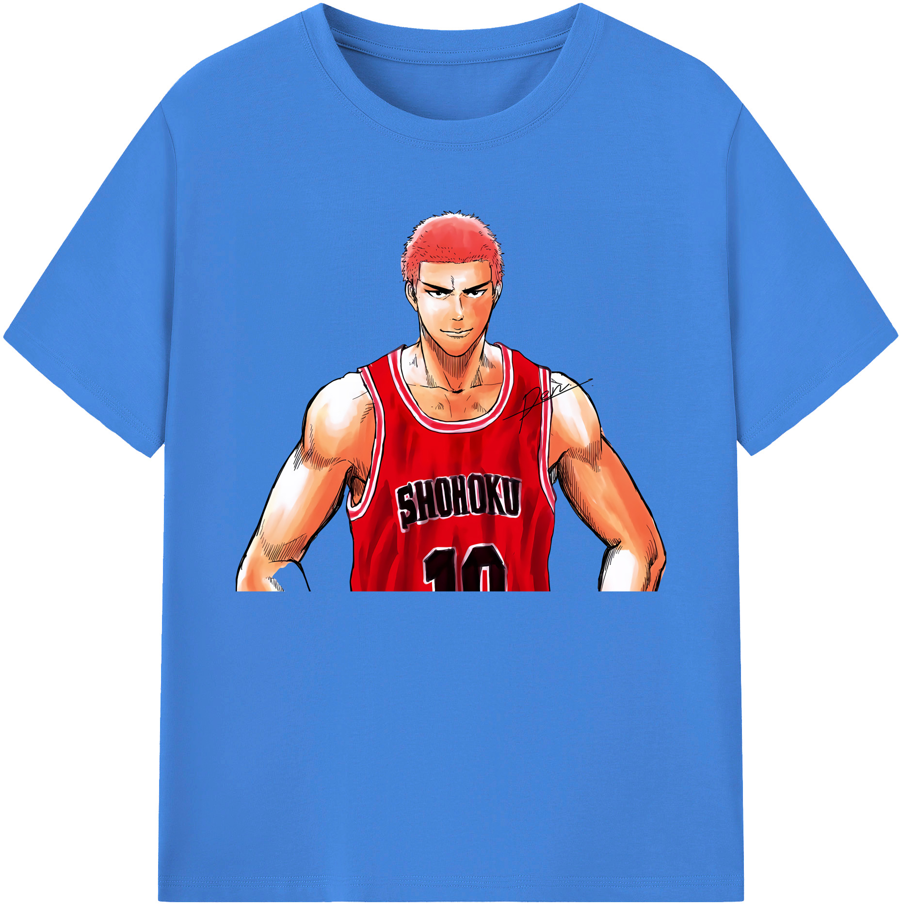 （画像用） SLAM DUNK／スラムダンク 綿100％ メンズ半袖Tシャツ｜肌触りやわらか＆通気性