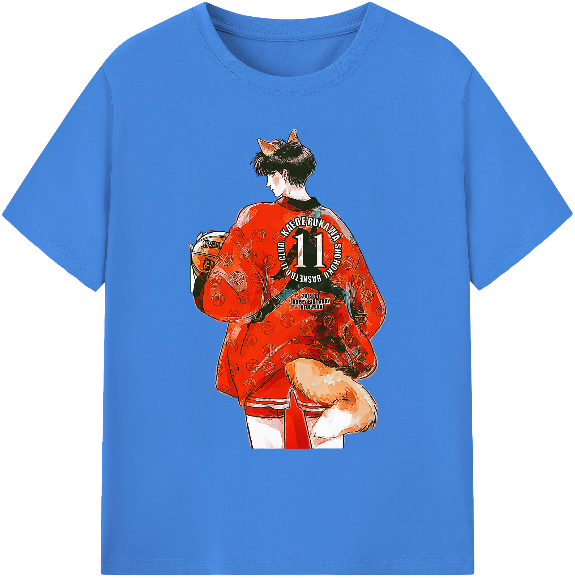 （画像用） SLAM DUNK／スラムダンク 綿100％ メンズ半袖Tシャツ｜肌触りやわらか＆通気性