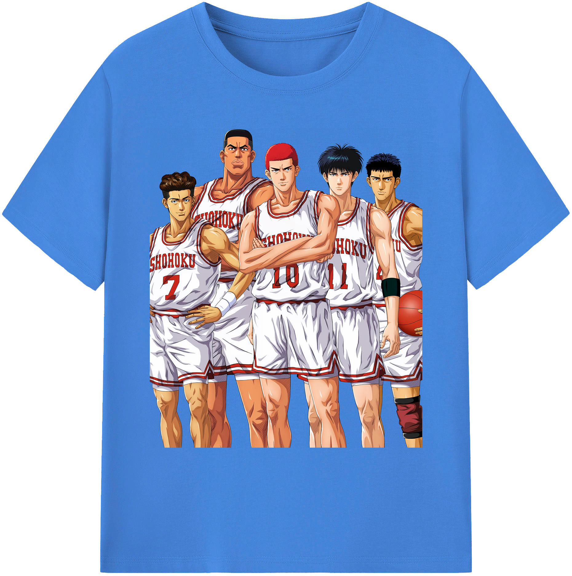 （画像用） SLAM DUNK／スラムダンク 綿100％ メンズ半袖Tシャツ｜肌触りやわらか＆通気性