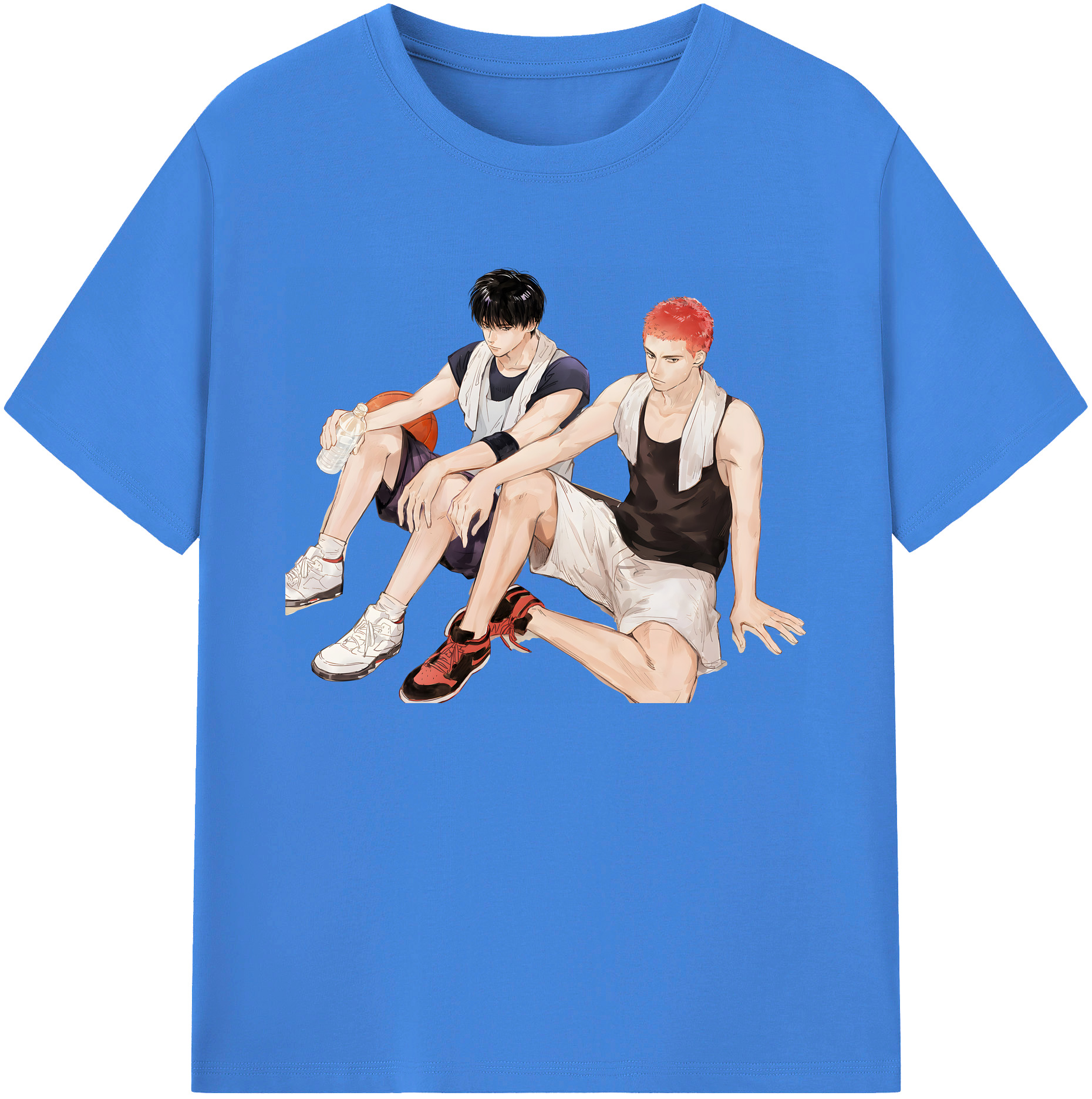 （画像用） SLAM DUNK／スラムダンク 綿100％ メンズ半袖Tシャツ｜肌触りやわらか＆通気性